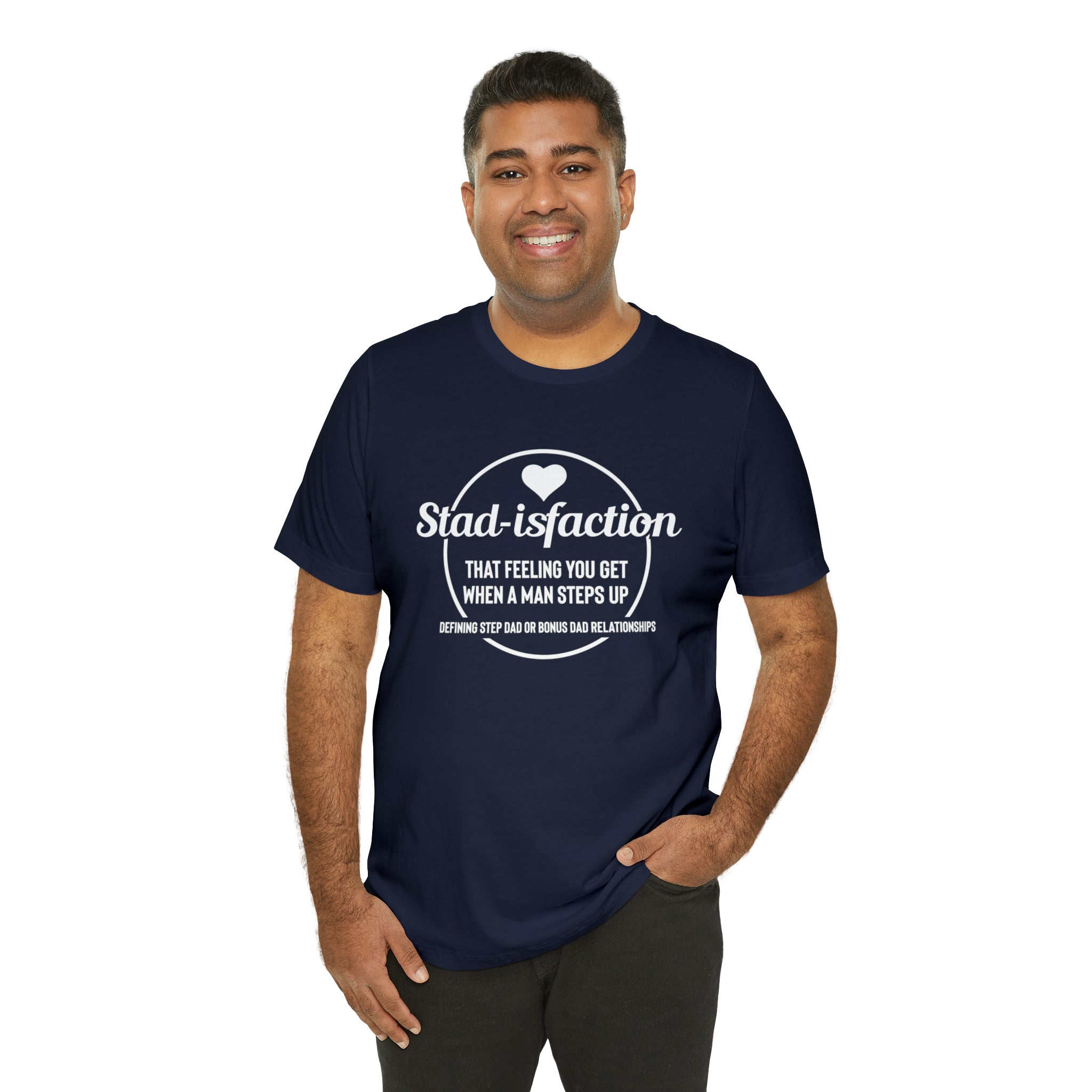 Fathers Day Gift Step Dad Unisex Softstyle T-Shirt Stad-isfaction Step Dad