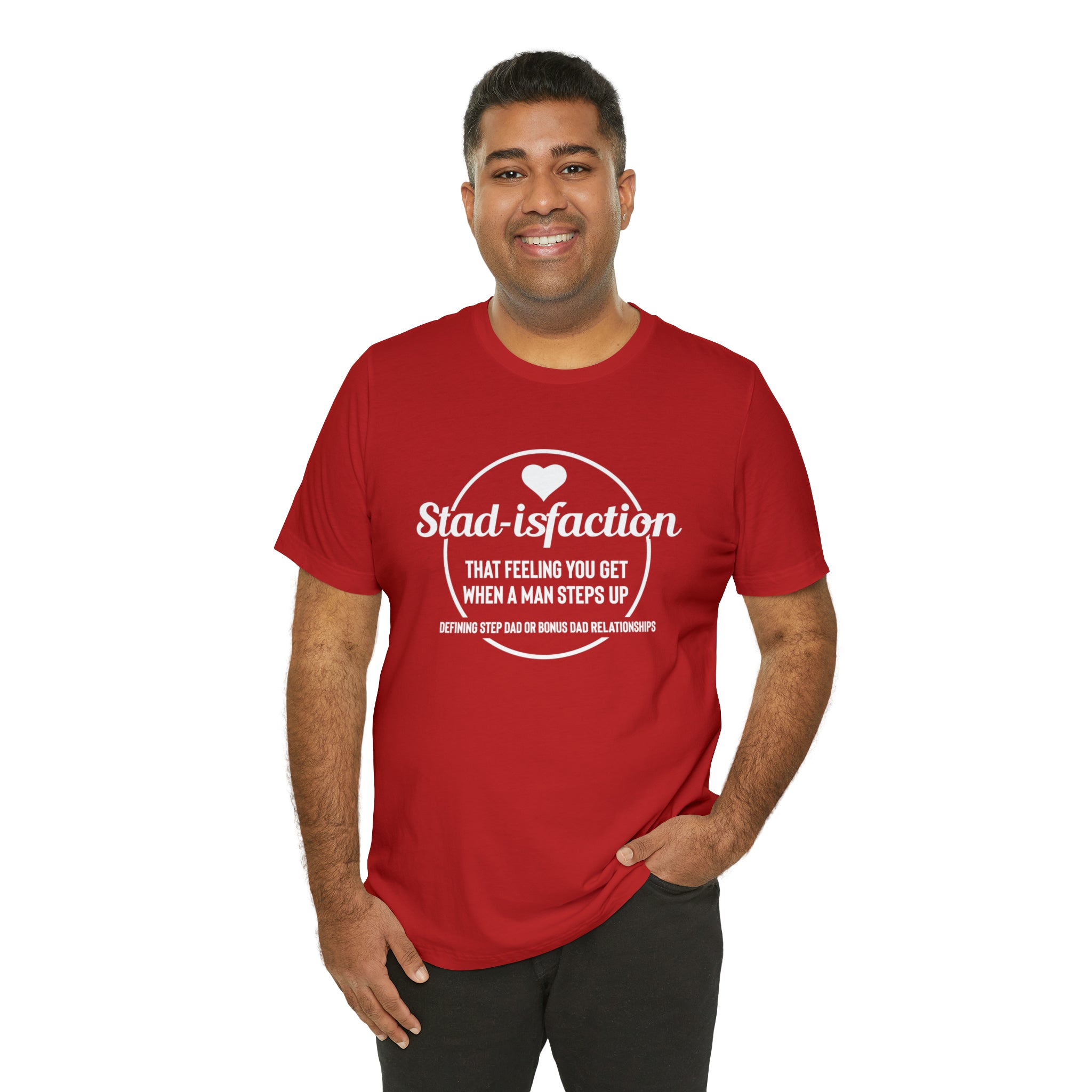 Fathers Day Gift Step Dad Unisex Softstyle T-Shirt Stad-isfaction Step Dad