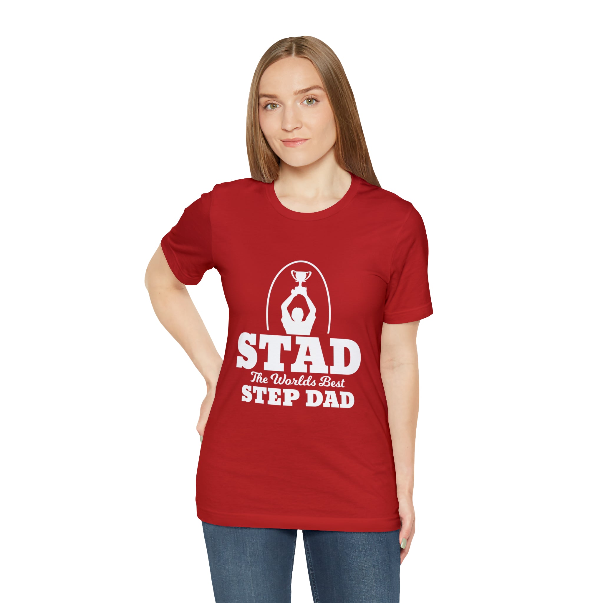 Fathers Day Gift Step Dad Unisex Softstyle T-Shirt Stad Worlds Best Step Dad