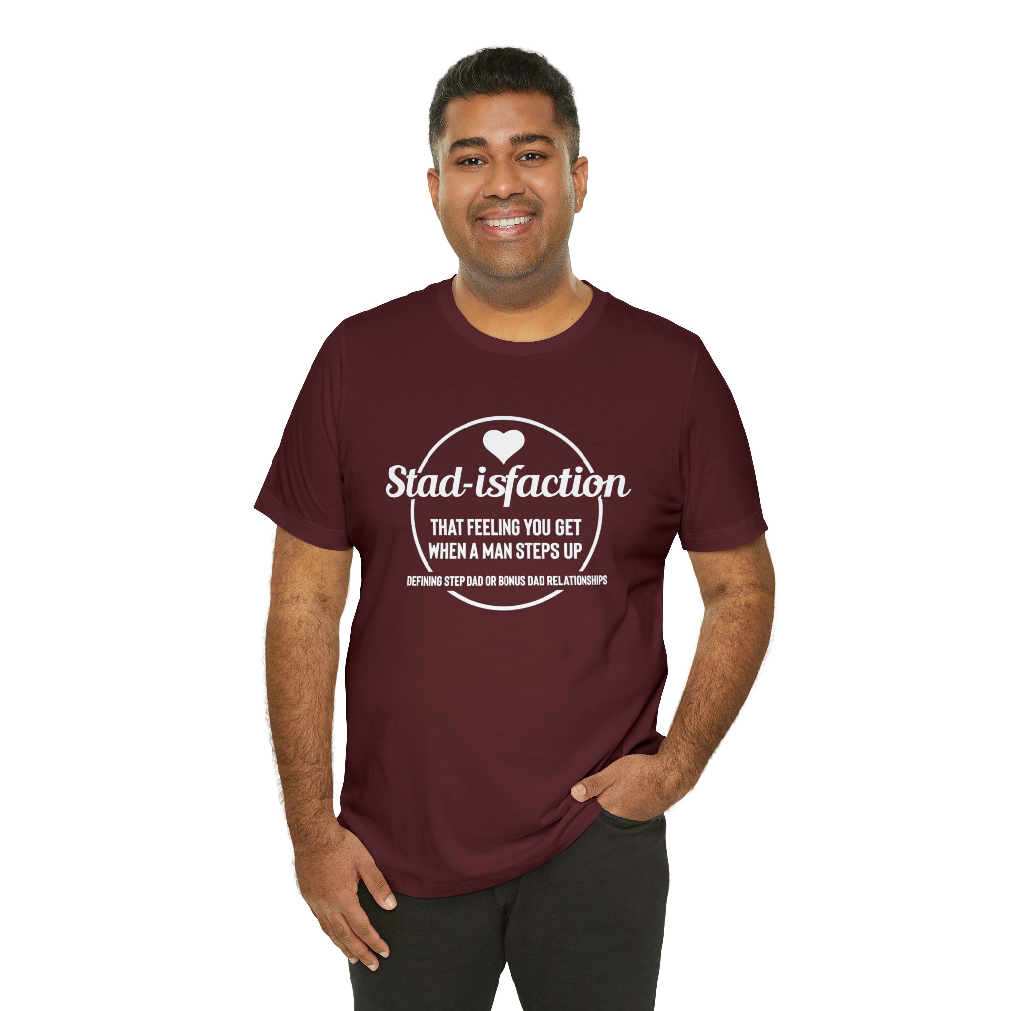 Fathers Day Gift Step Dad Unisex Softstyle T-Shirt Stad-isfaction Step Dad