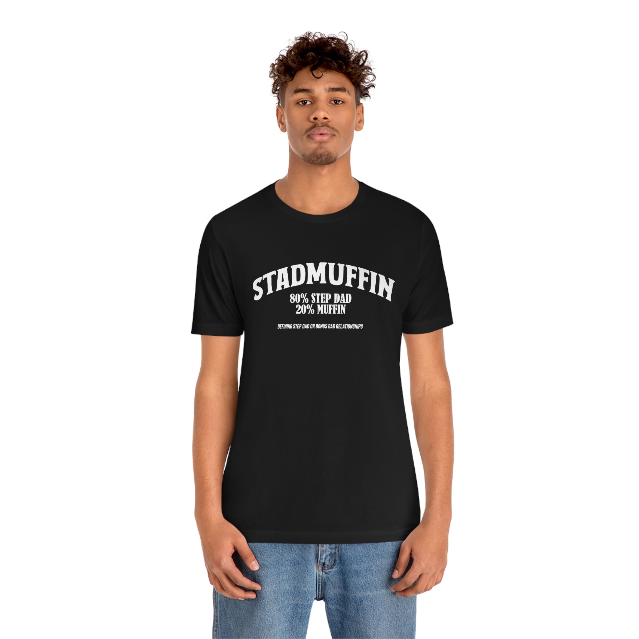 Fathers Day Gift Step Dad Unisex Softstyle T-Shirt Stad Muffin Step Dad