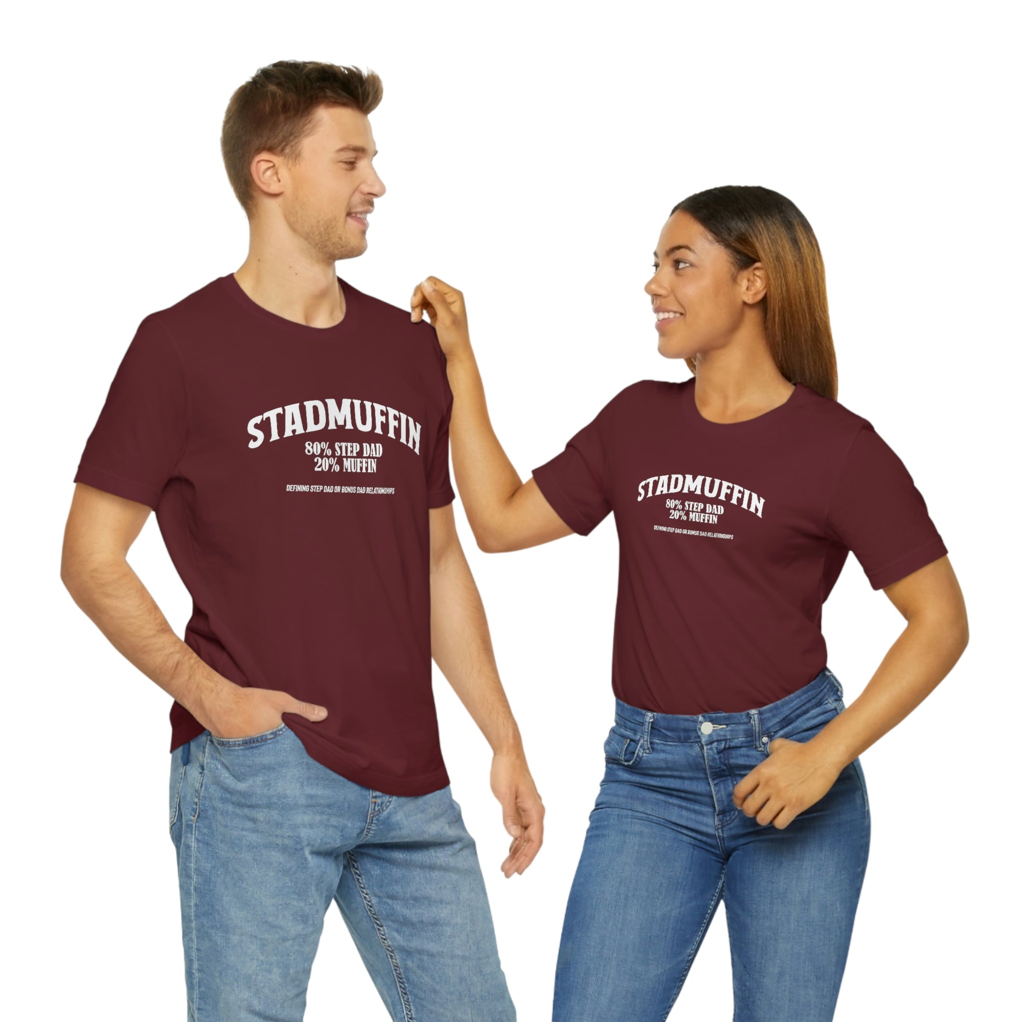 Fathers Day Gift Step Dad Unisex Softstyle T-Shirt Stad Muffin Step Dad