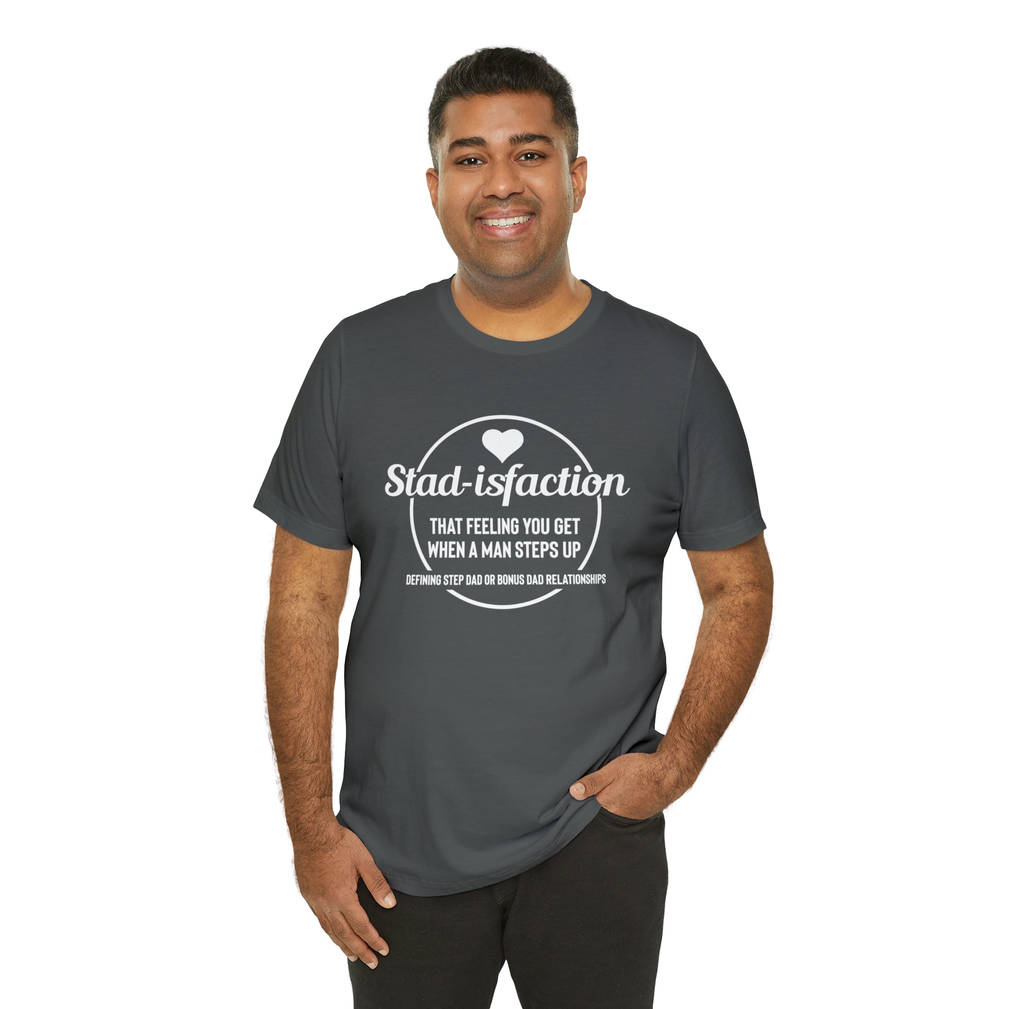Fathers Day Gift Step Dad Unisex Softstyle T-Shirt Stad-isfaction Step Dad