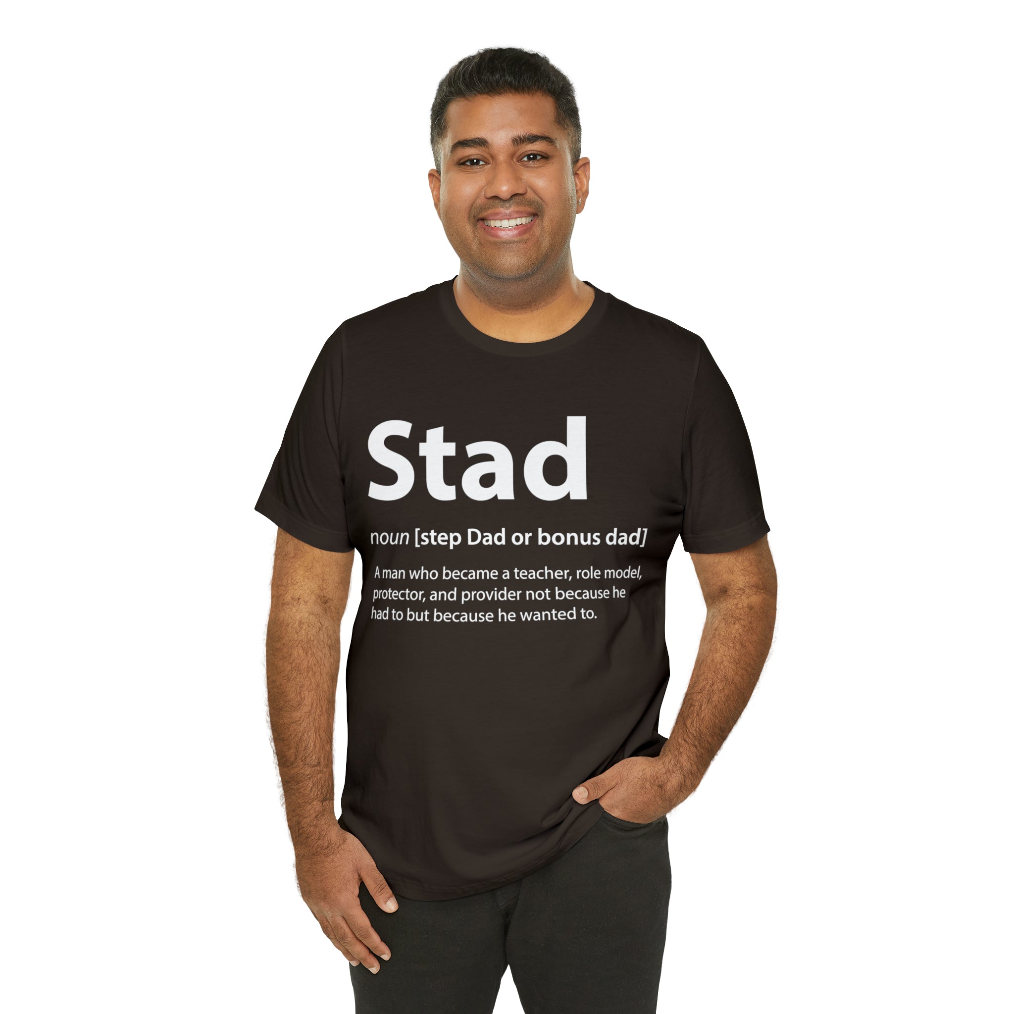 Fathers Day Gift Step Dad Unisex Softstyle T-Shirt Stad Step definition