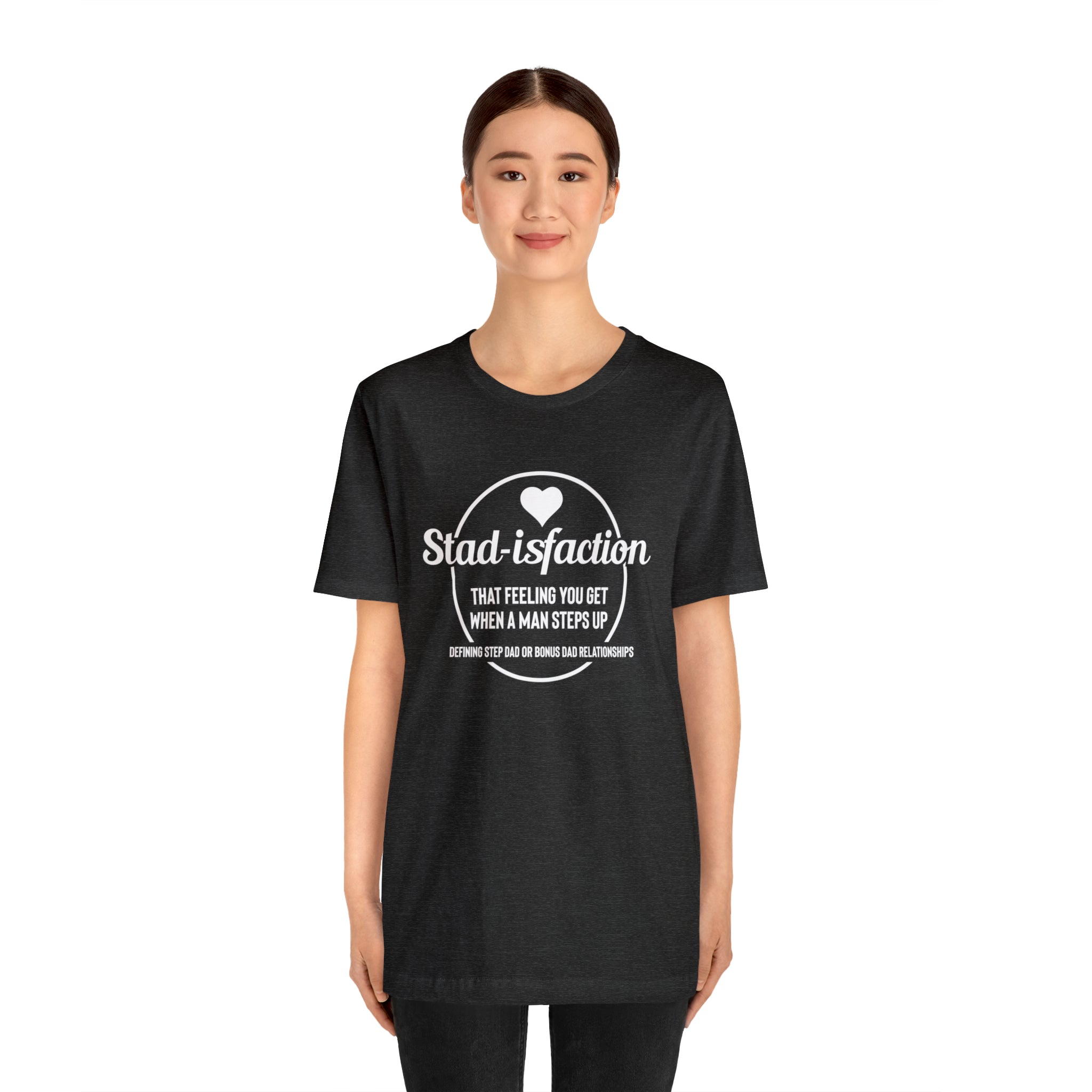 Fathers Day Gift Step Dad Unisex Softstyle T-Shirt Stad-isfaction Step Dad