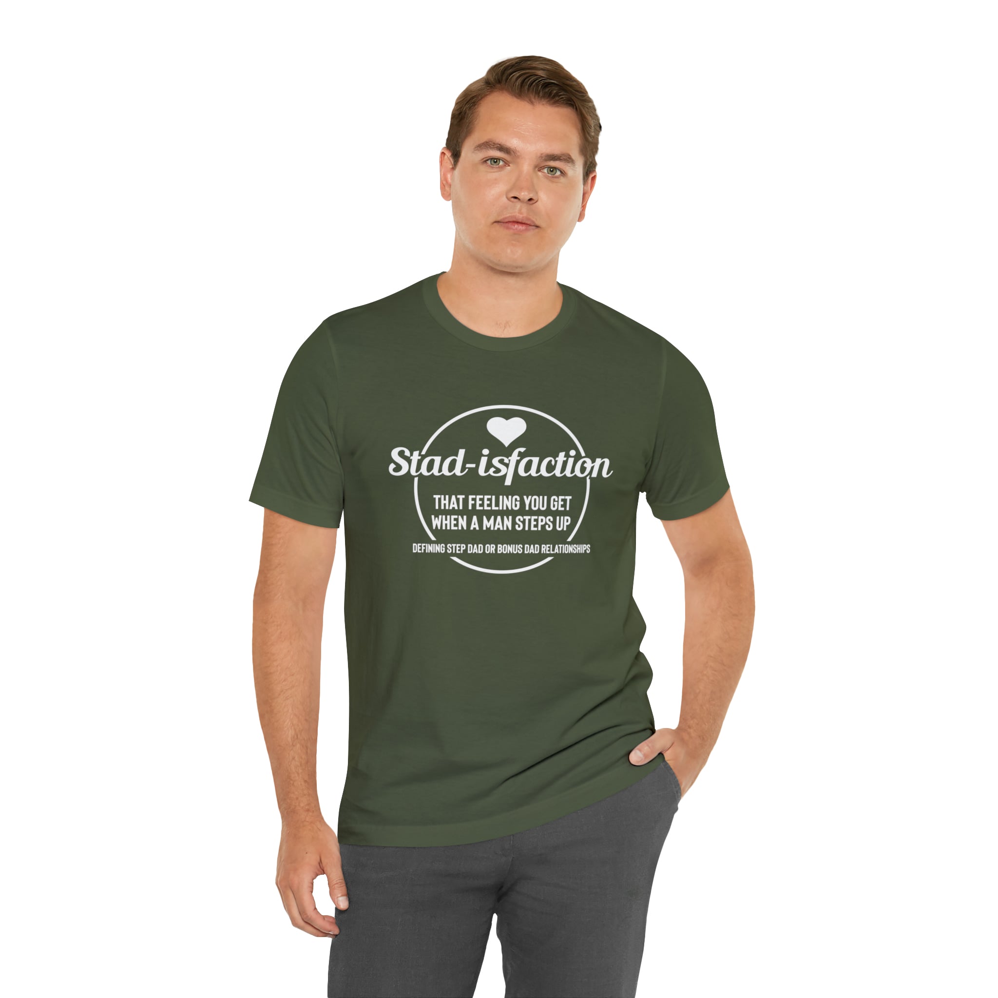 Fathers Day Gift Step Dad Unisex Softstyle T-Shirt Stad-isfaction Step Dad
