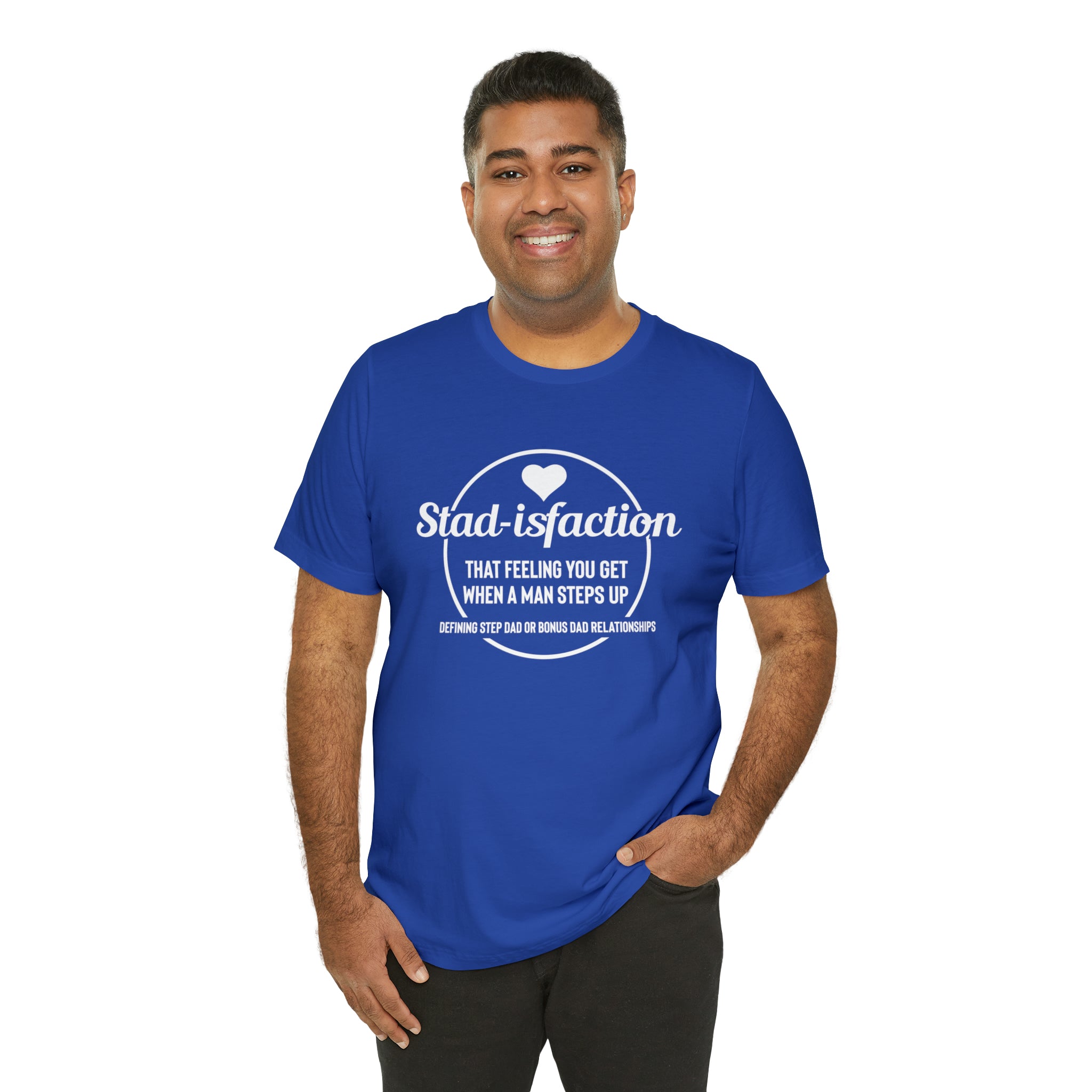 Fathers Day Gift Step Dad Unisex Softstyle T-Shirt Stad-isfaction Step Dad