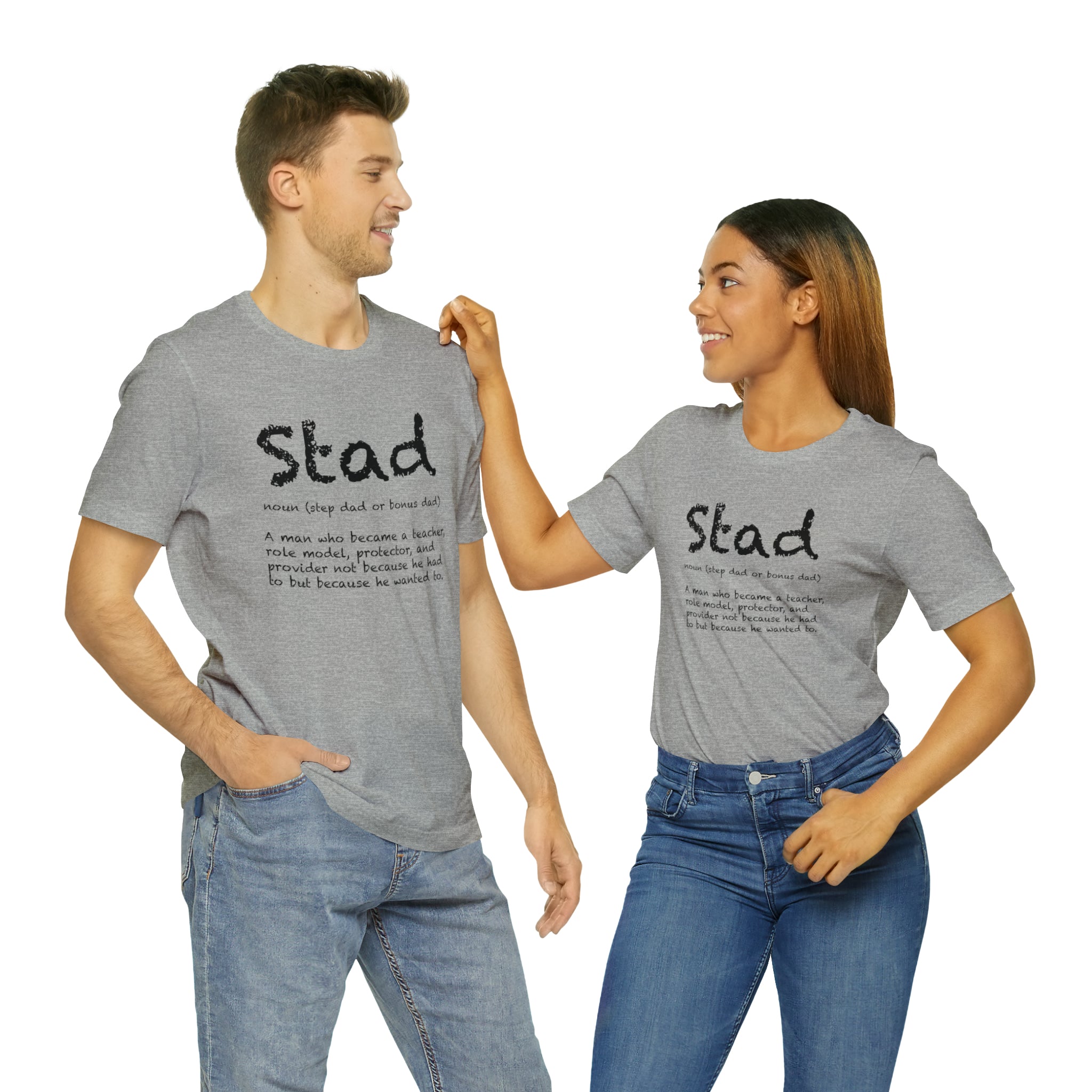 Fathers Day Gift Step Dad Unisex Softstyle T-Shirt Stad Step definition