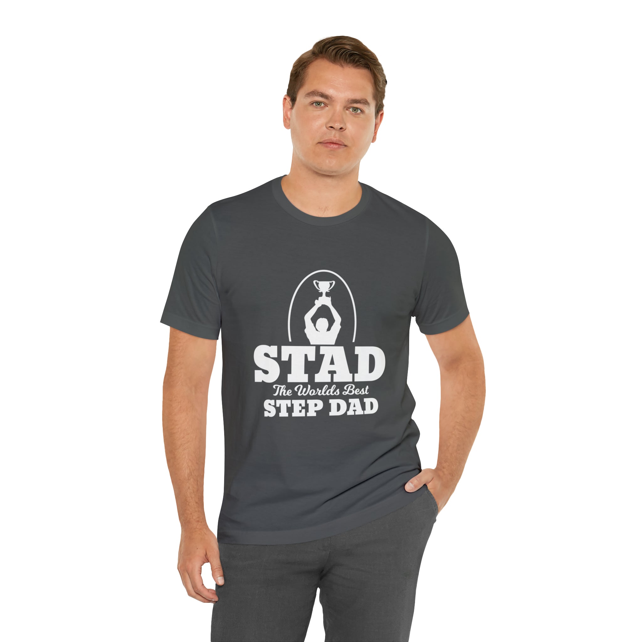 Fathers Day Gift Step Dad Unisex Softstyle T-Shirt Stad Worlds Best Step Dad