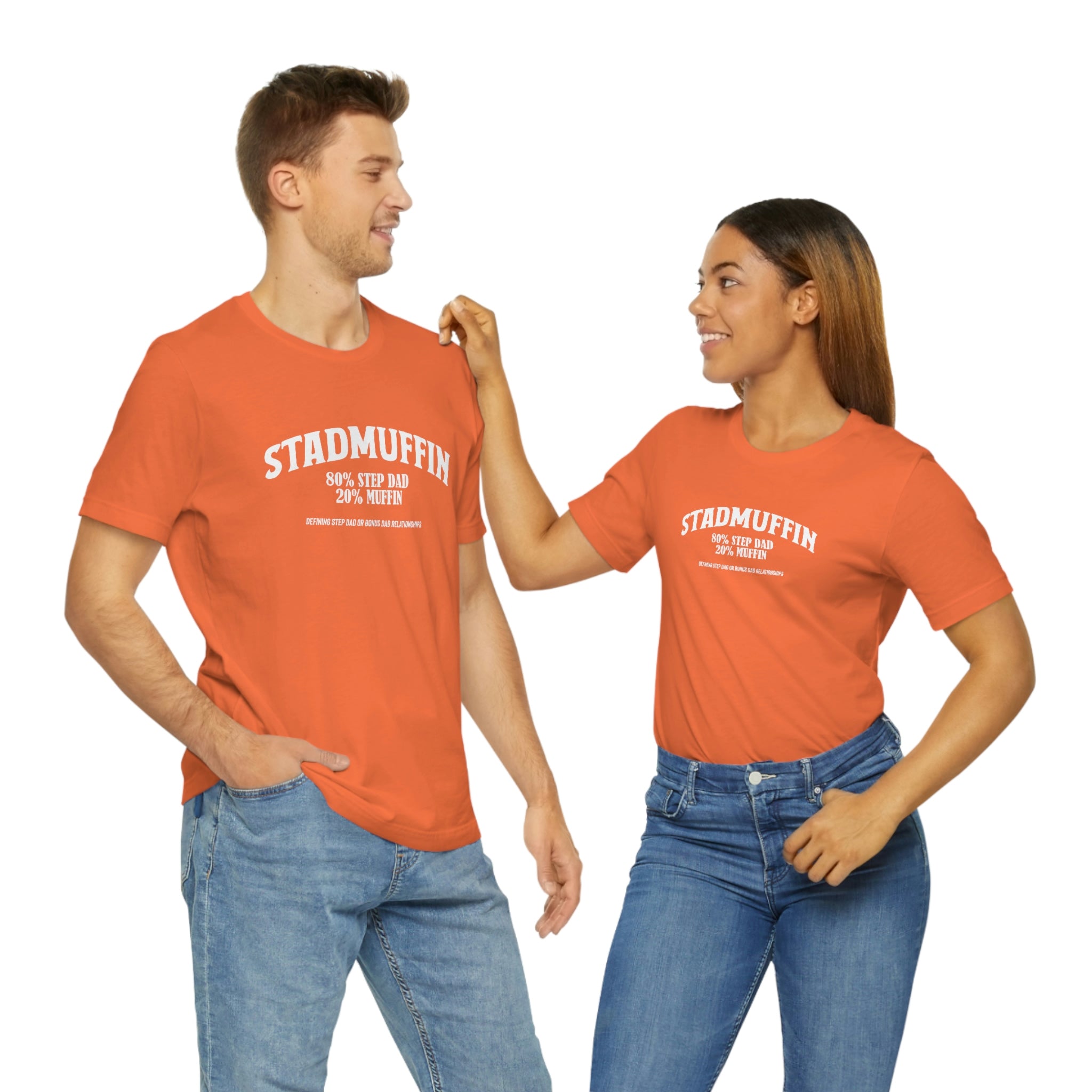 Fathers Day Gift Step Dad Unisex Softstyle T-Shirt Stad Muffin Step Dad
