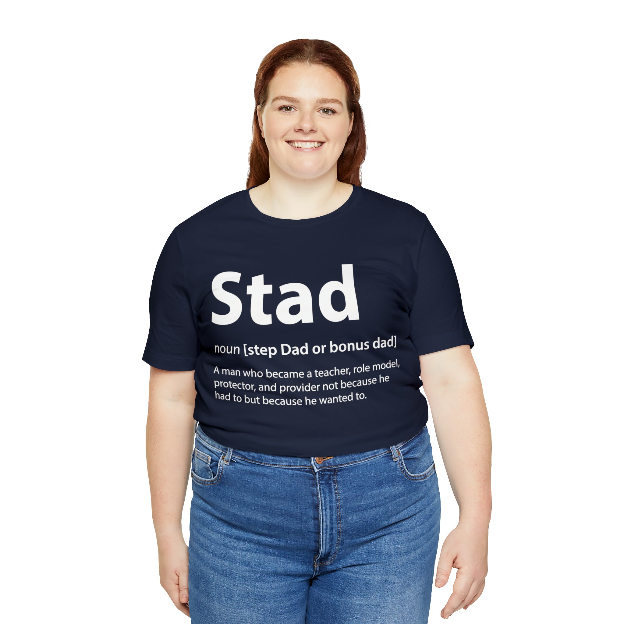 Fathers Day Gift Step Dad Unisex Softstyle T-Shirt Stad Step definition
