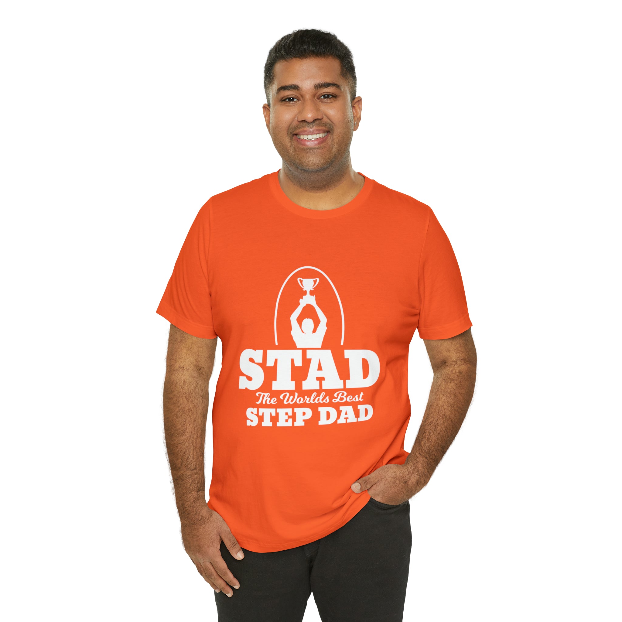Fathers Day Gift Step Dad Unisex Softstyle T-Shirt Stad Worlds Best Step Dad