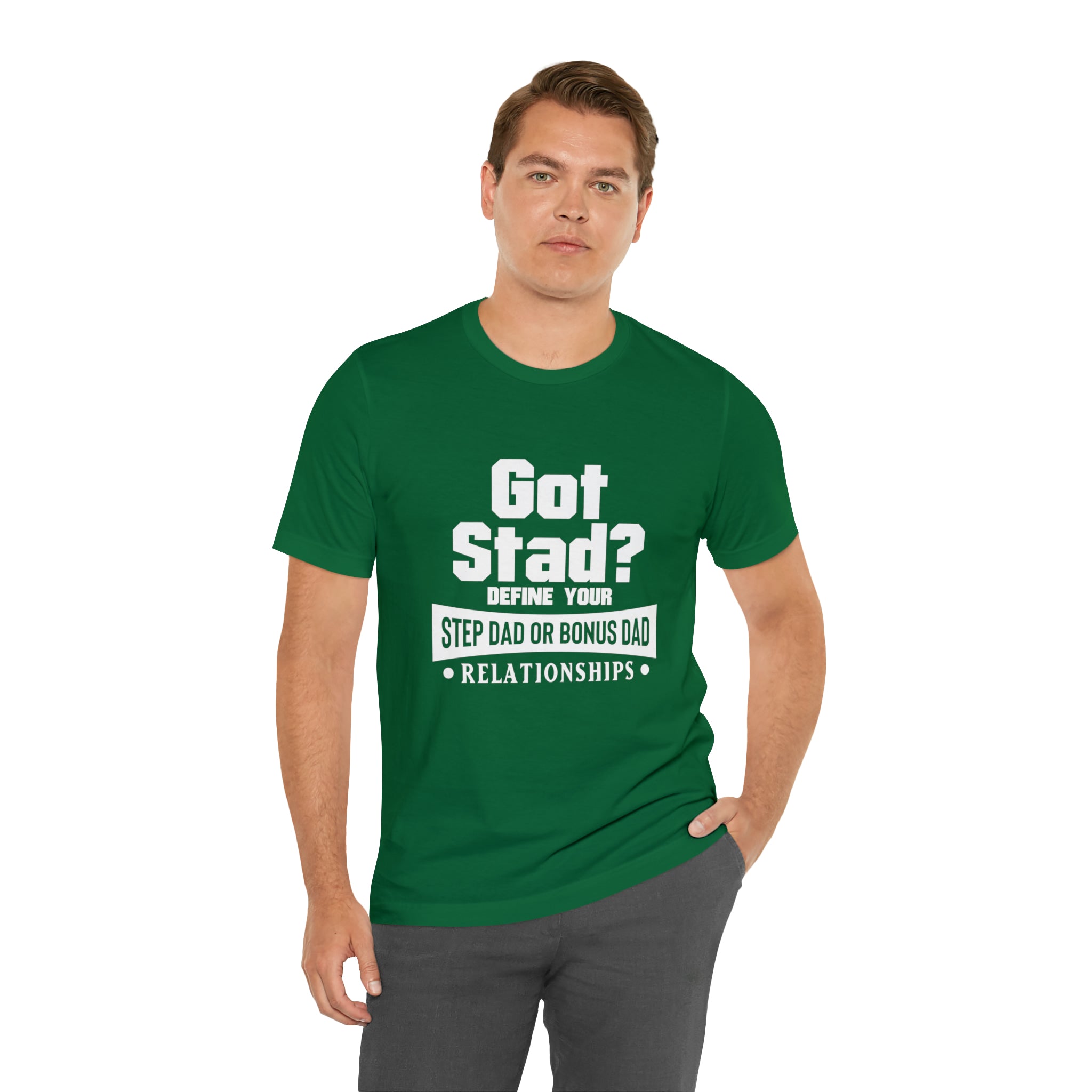 Fathers Day Gift Step Dad Unisex Softstyle T-Shirt Got Stad? Step Dad