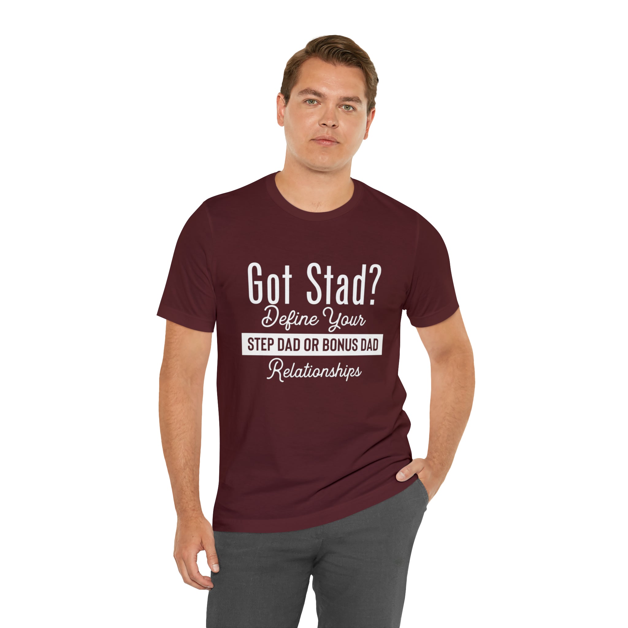 Fathers Day Gift Step Dad Unisex Softstyle T-Shirt Got Stad? Step Dad
