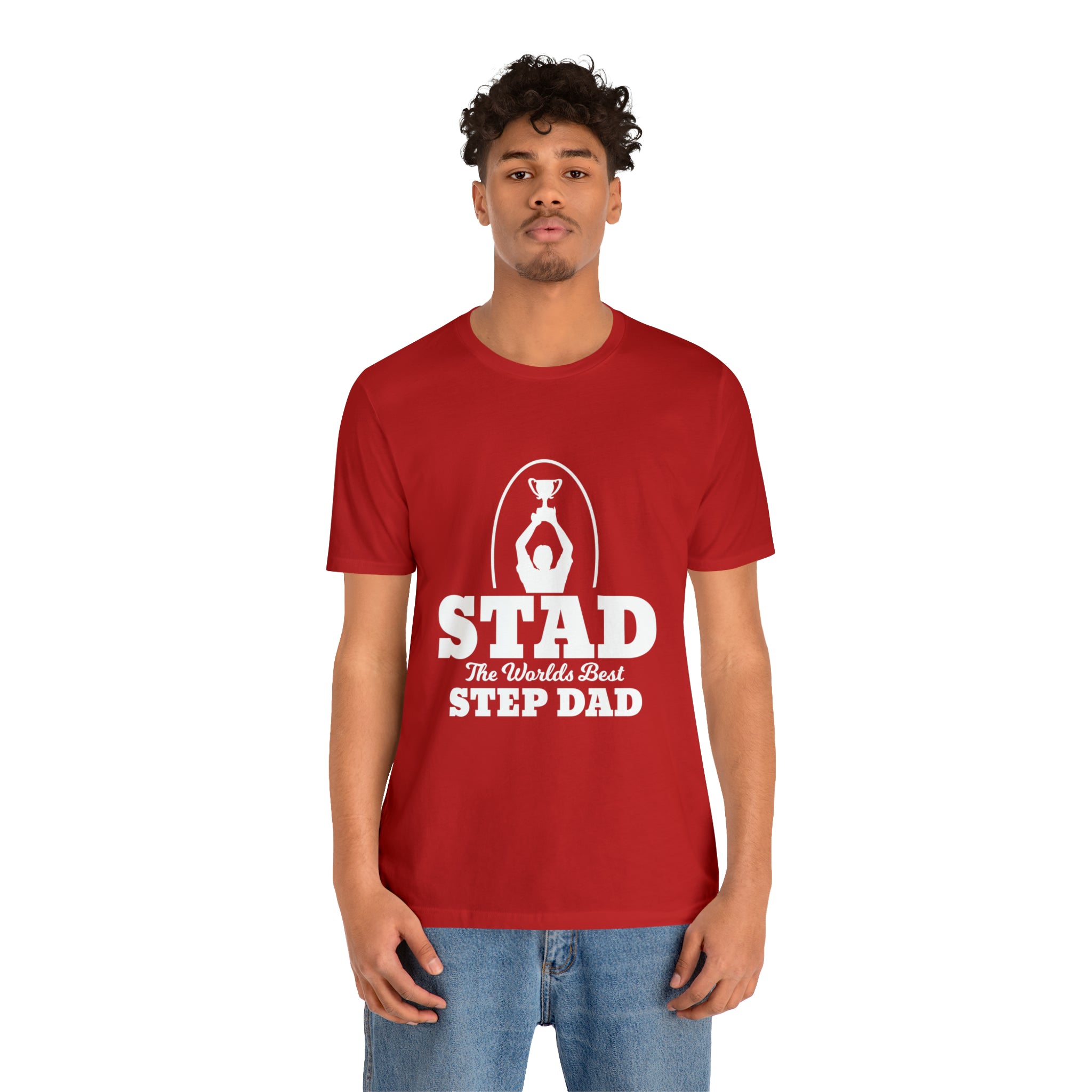 Fathers Day Gift Step Dad Unisex Softstyle T-Shirt Stad Worlds Best Step Dad