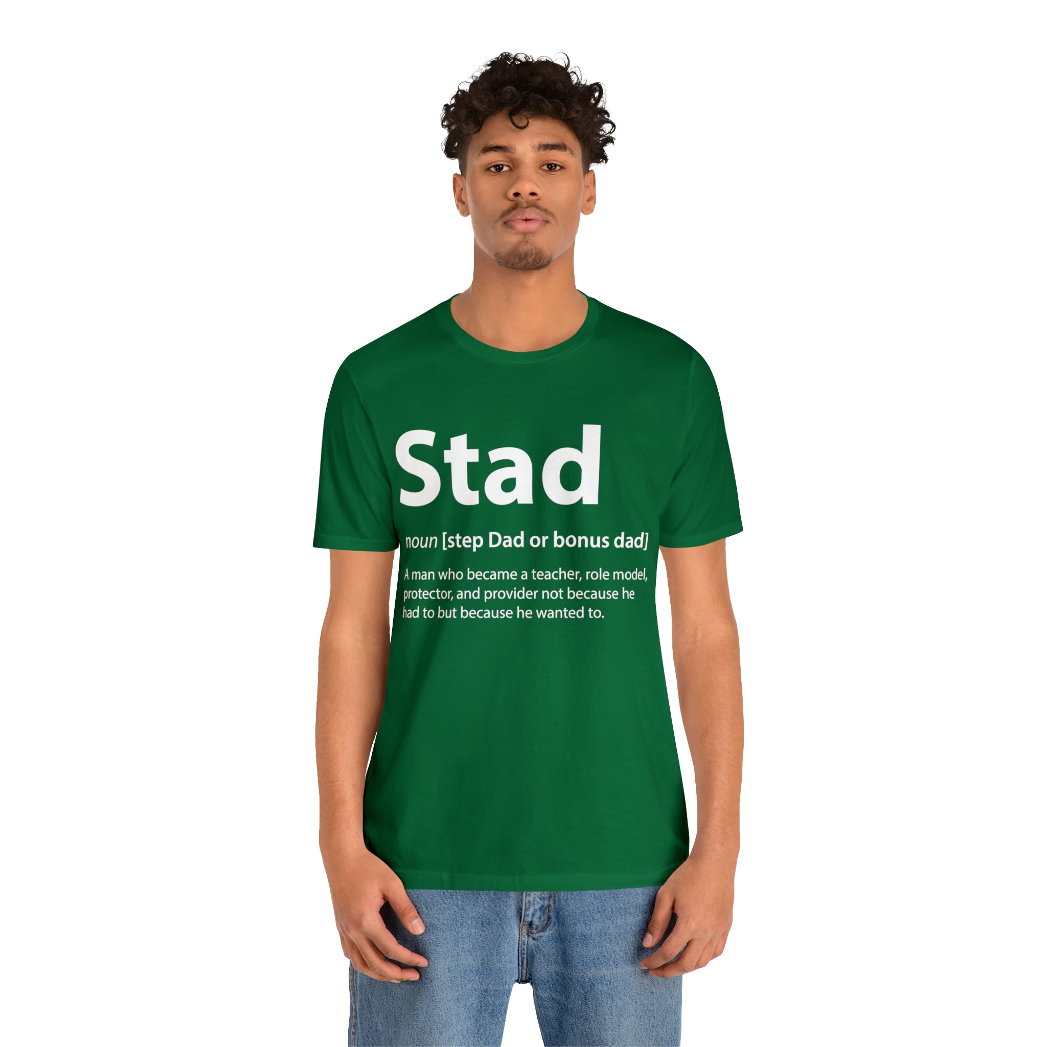 Fathers Day Gift Step Dad Unisex Softstyle T-Shirt Stad Step definition