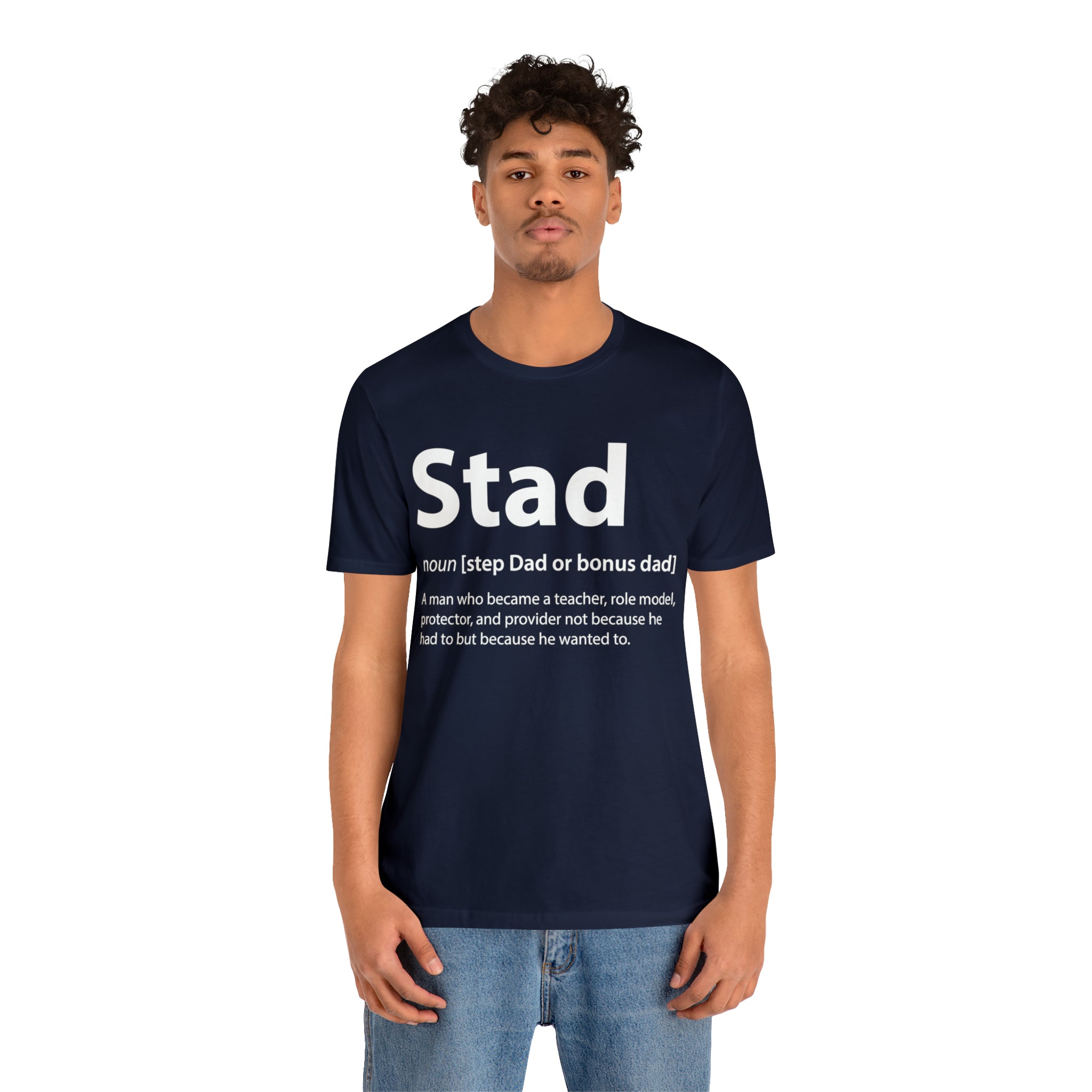 Fathers Day Gift Step Dad Unisex Softstyle T-Shirt Stad Step definition