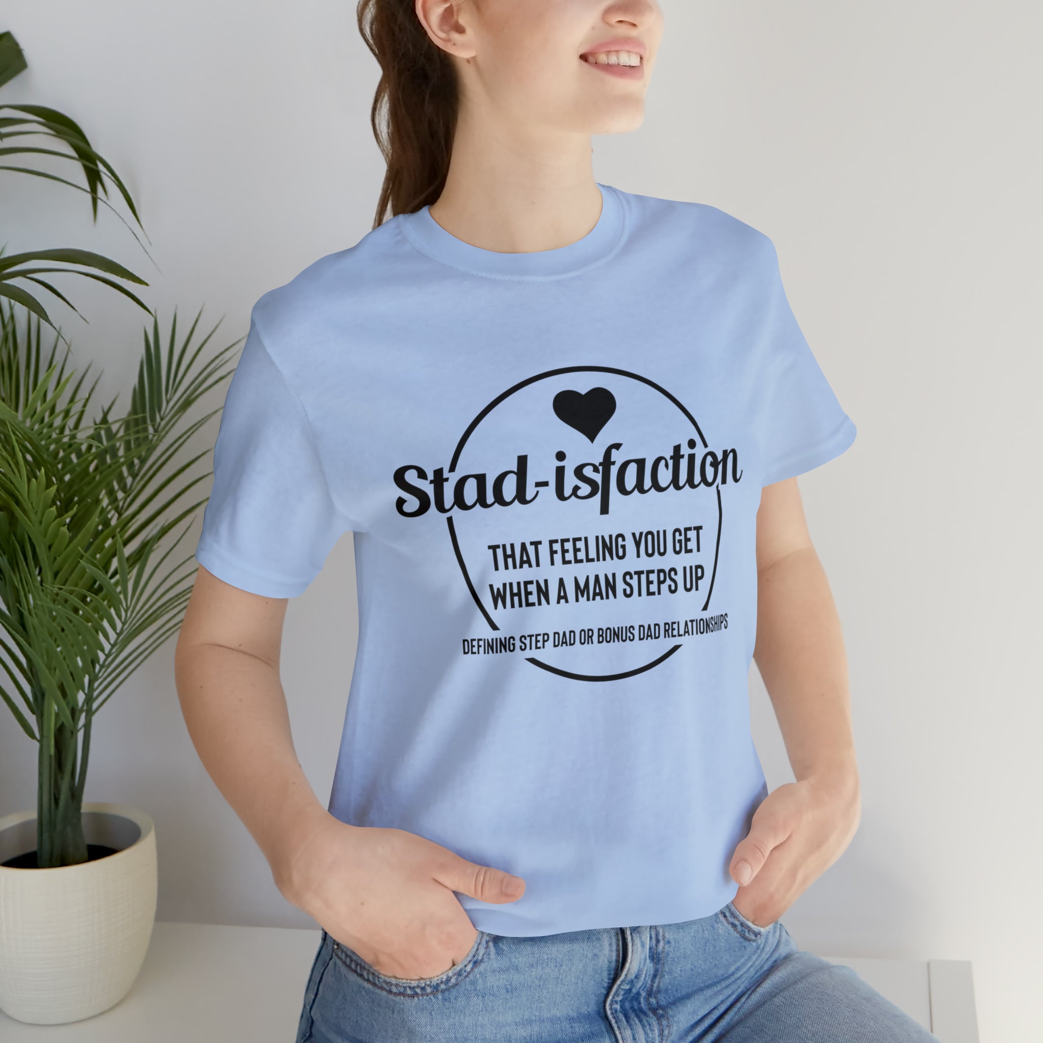 Fathers Day Gift Step Dad Unisex Softstyle T-Shirt Stad-isfaction Step Dad