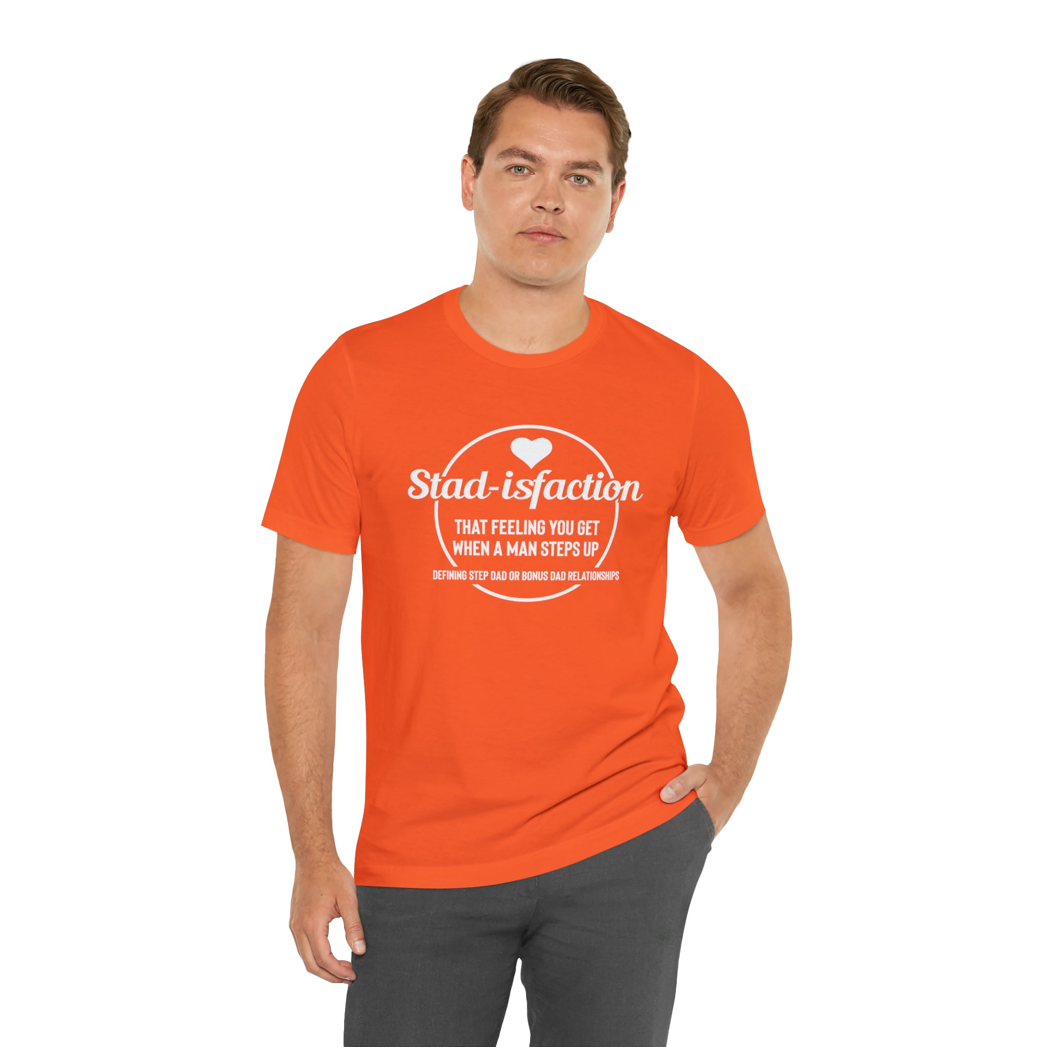Fathers Day Gift Step Dad Unisex Softstyle T-Shirt Stad-isfaction Step Dad