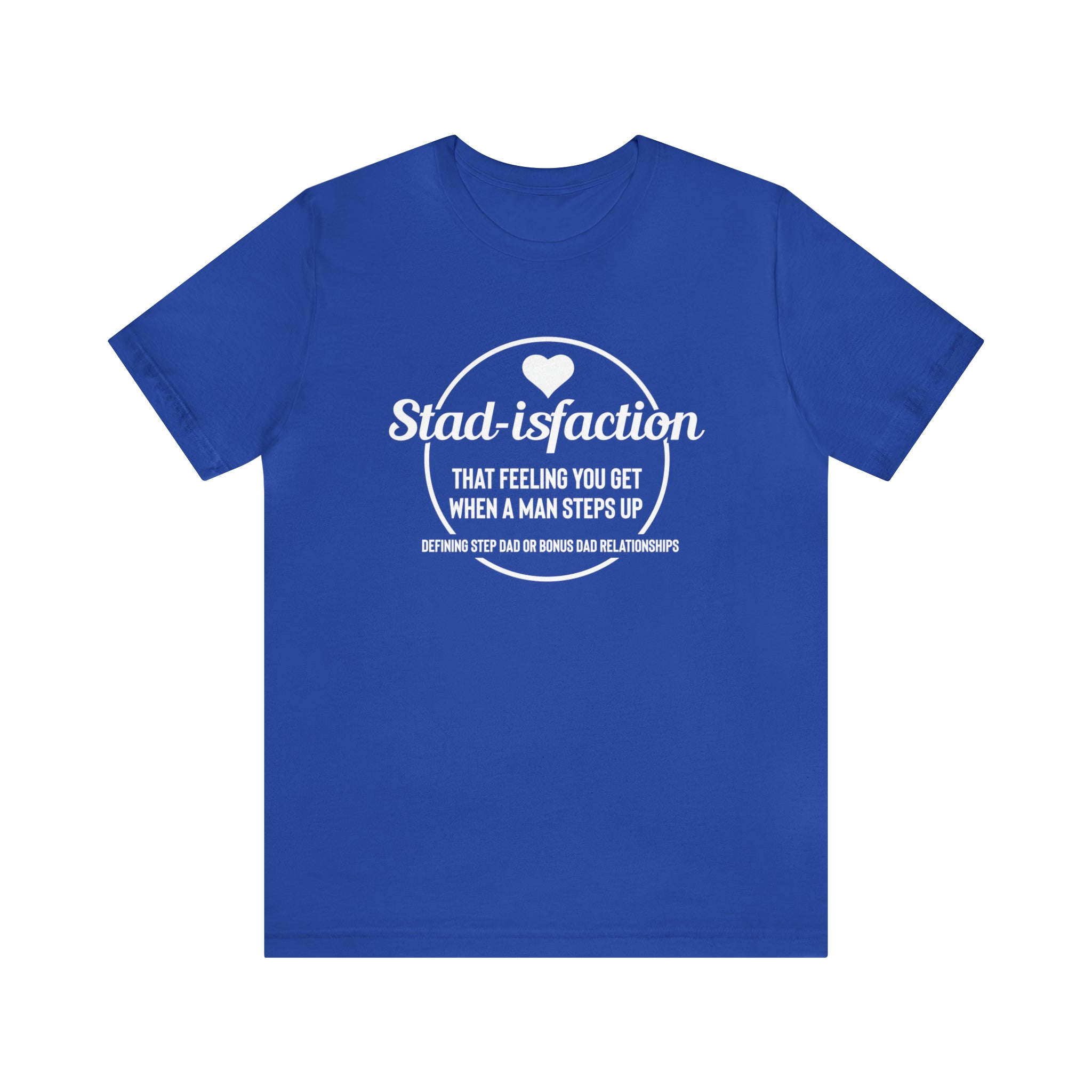 Fathers Day Gift Step Dad Unisex Softstyle T-Shirt Stad-isfaction Step Dad