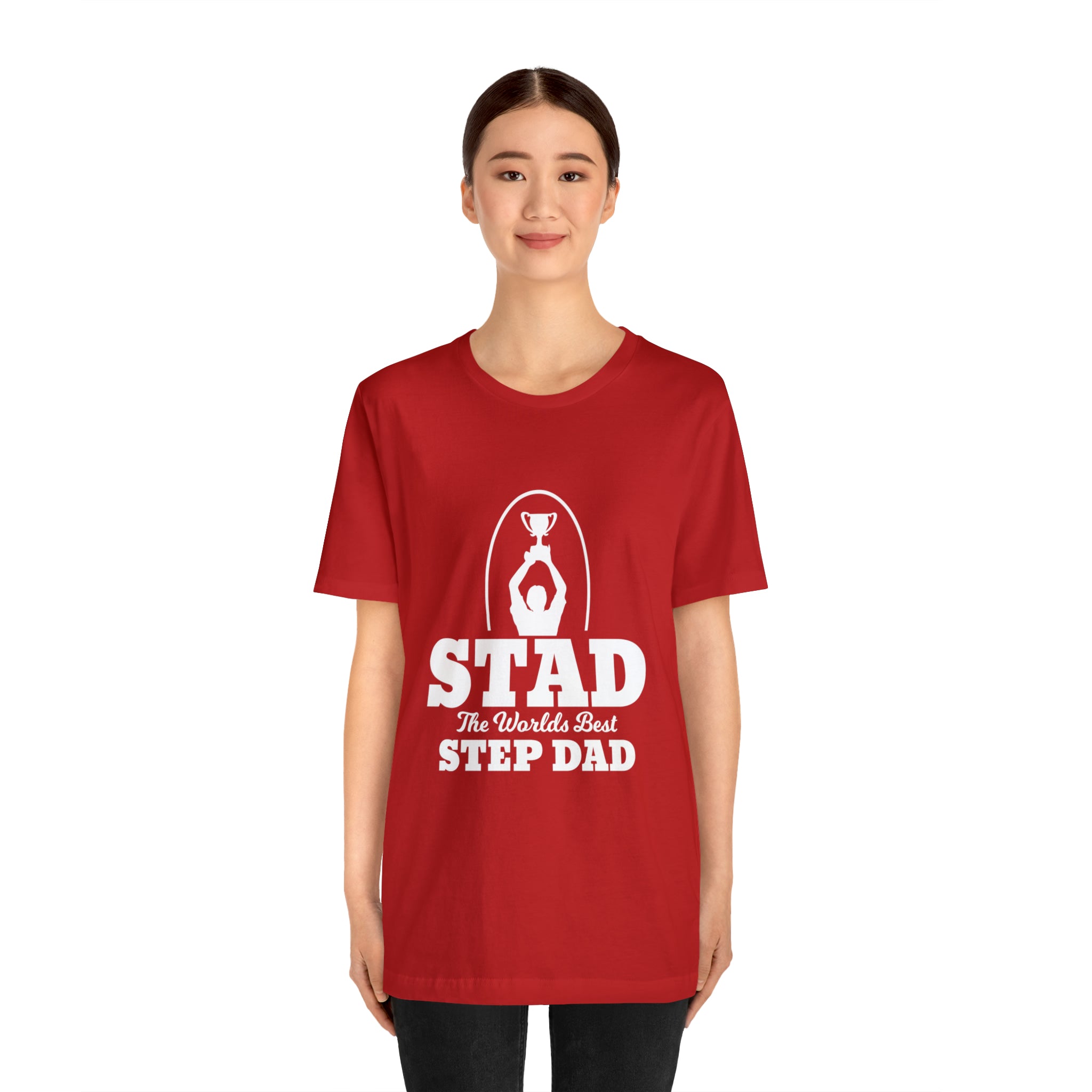 Fathers Day Gift Step Dad Unisex Softstyle T-Shirt Stad Worlds Best Step Dad