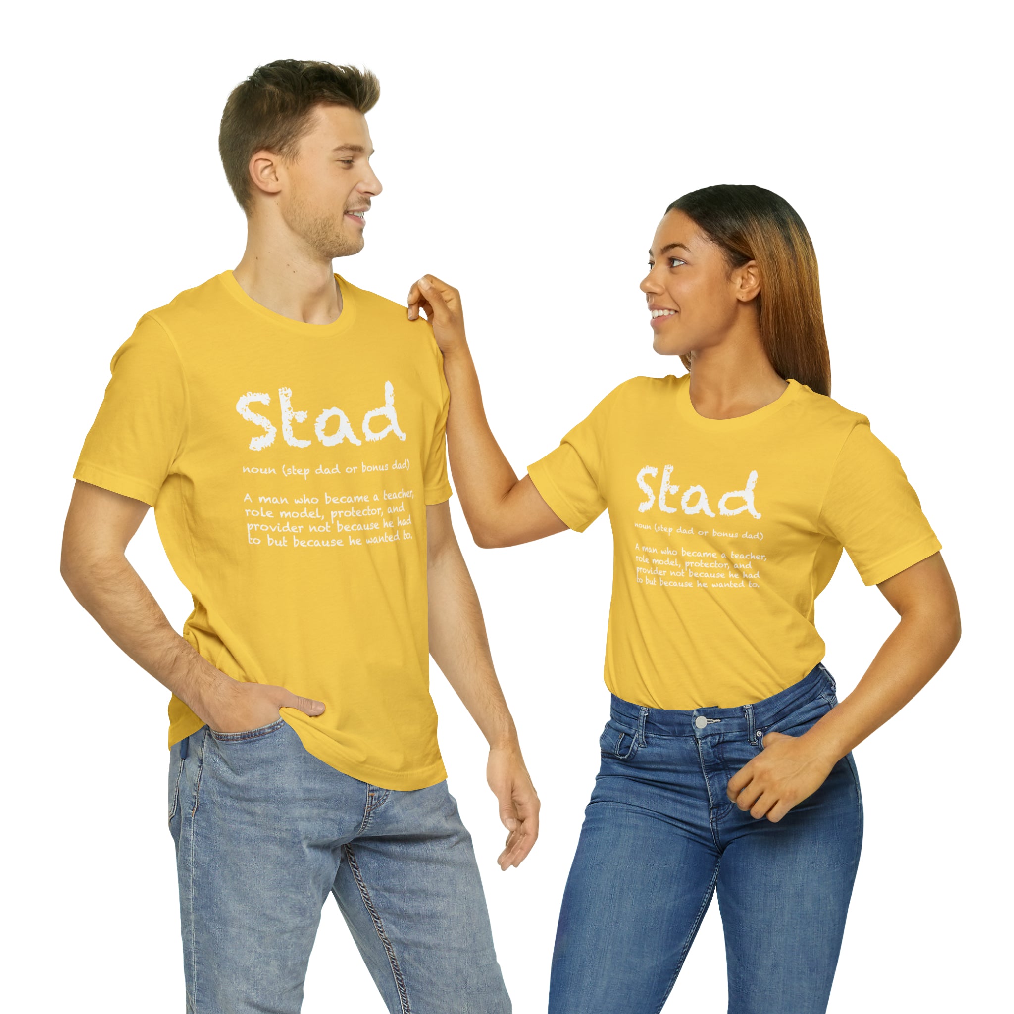 Fathers Day Gift Step Dad Unisex Softstyle T-Shirt Stad Step definition