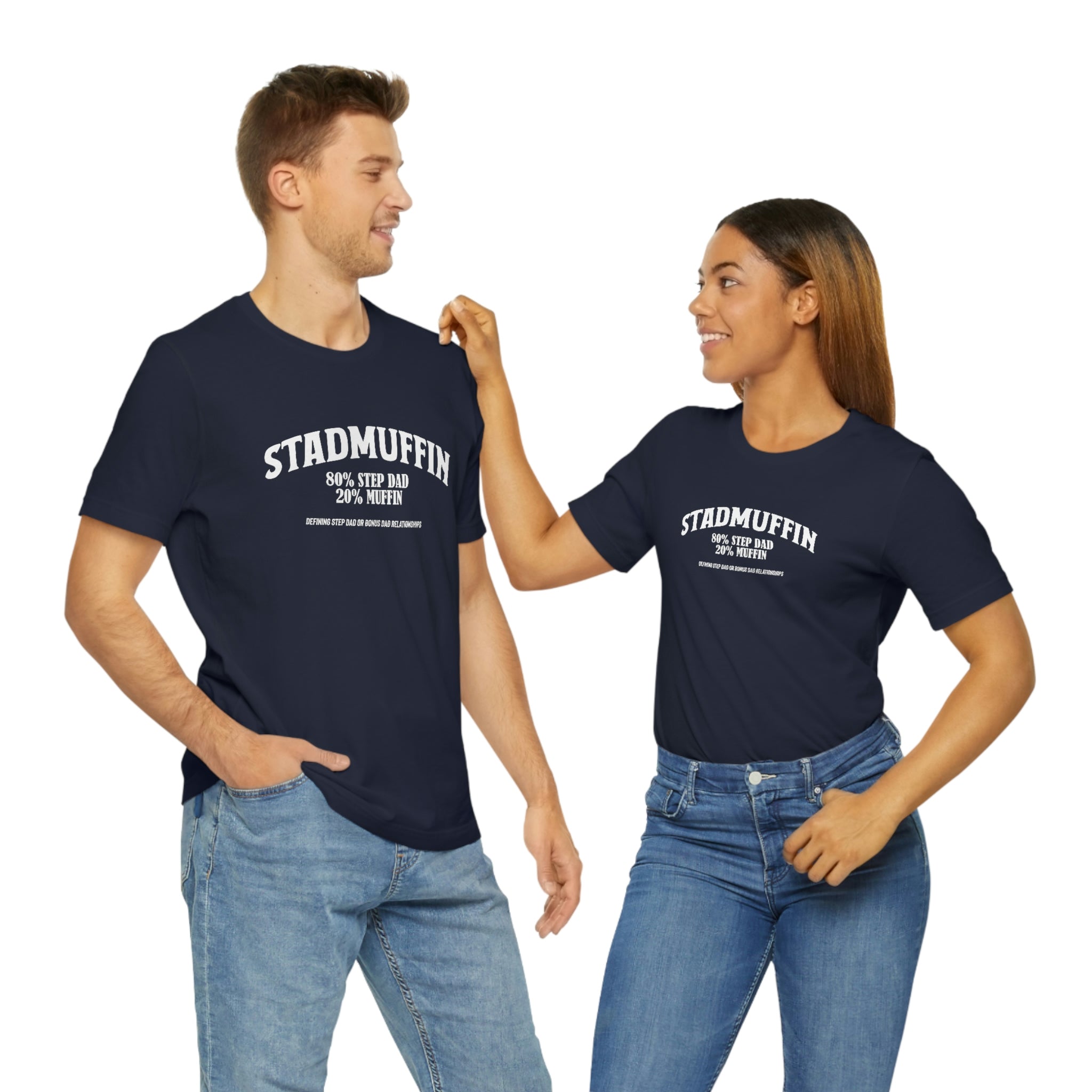 Fathers Day Gift Step Dad Unisex Softstyle T-Shirt Stad Muffin Step Dad