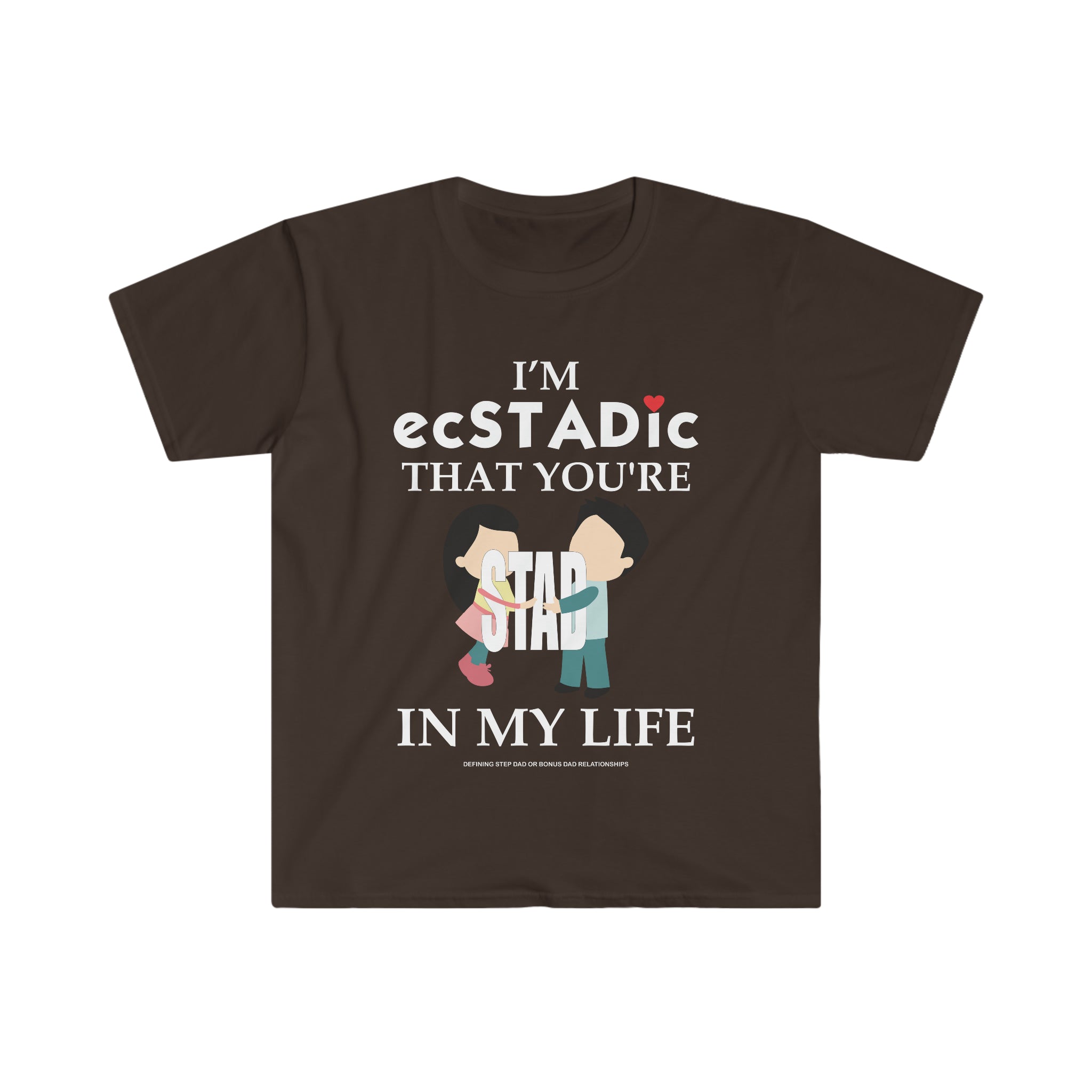 Fathers Day Gift Step Dad Unisex Softstyle T-Shirt ec-Stad_ic step dad