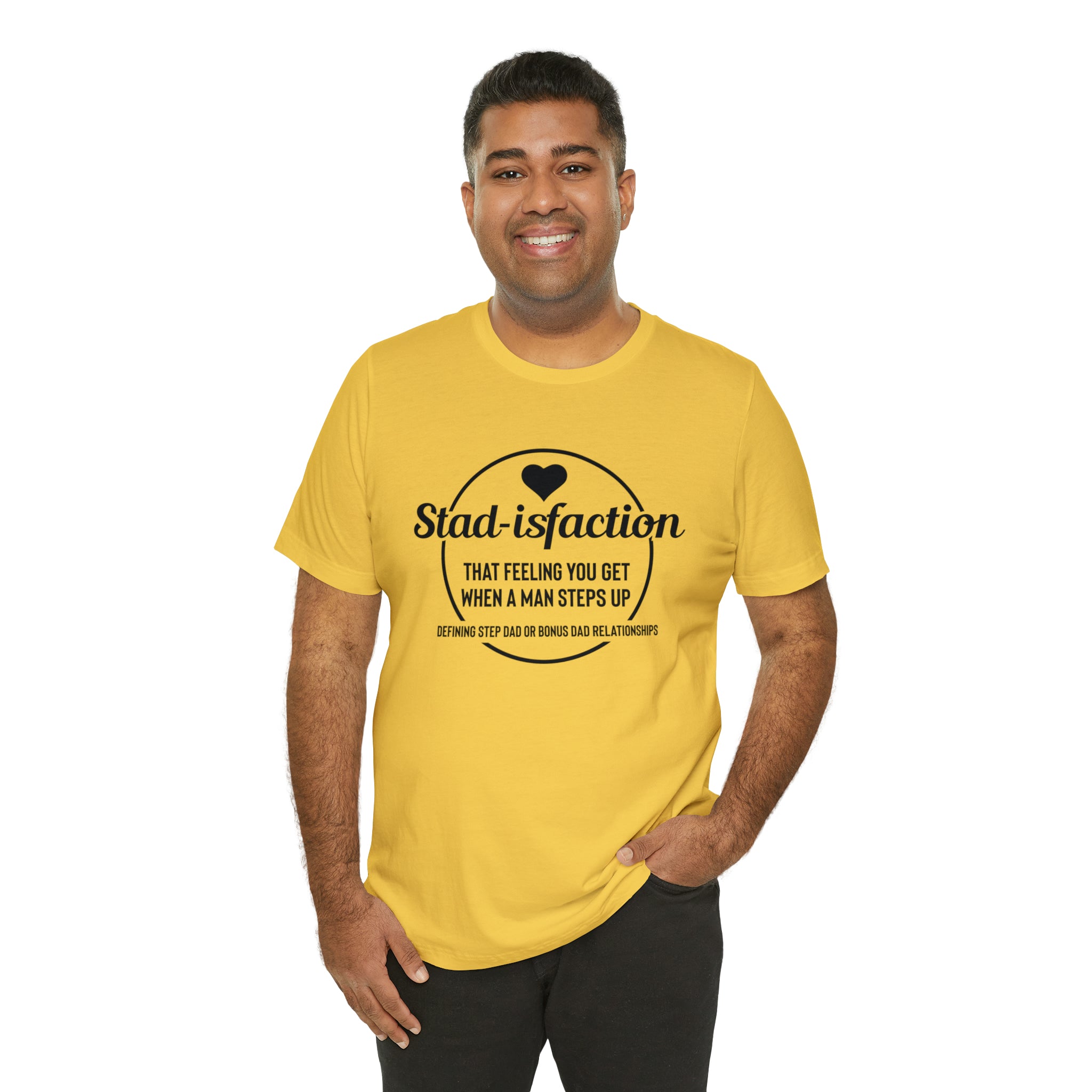 Fathers Day Gift Step Dad Unisex Softstyle T-Shirt Stad-isfaction Step Dad
