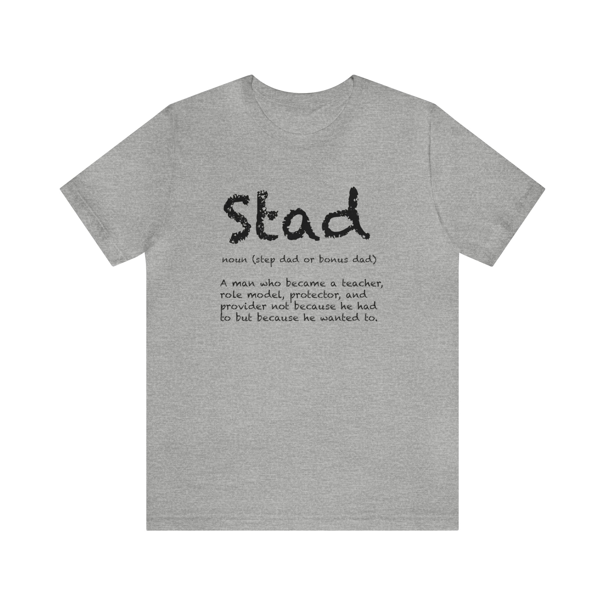 Fathers Day Gift Step Dad Unisex Softstyle T-Shirt Stad Step definition