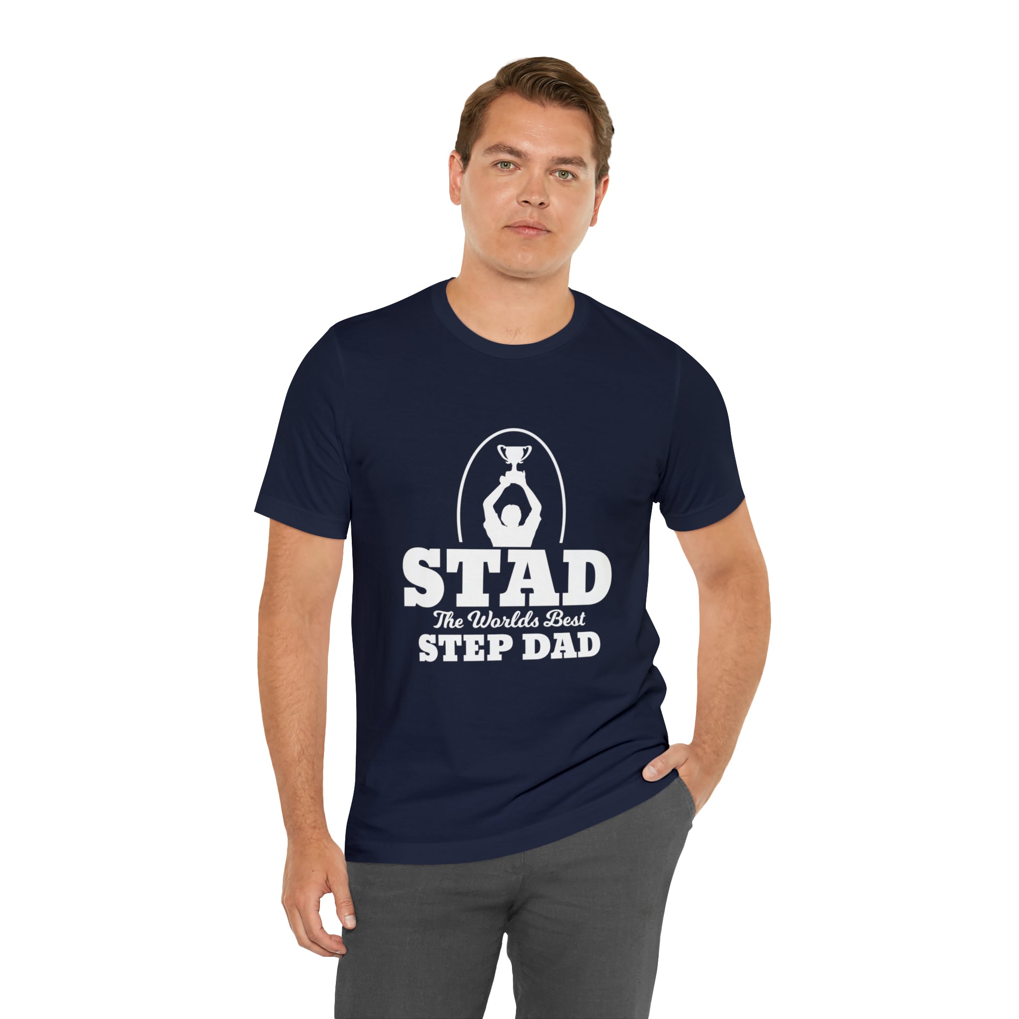 Fathers Day Gift Step Dad Unisex Softstyle T-Shirt Stad Worlds Best Step Dad