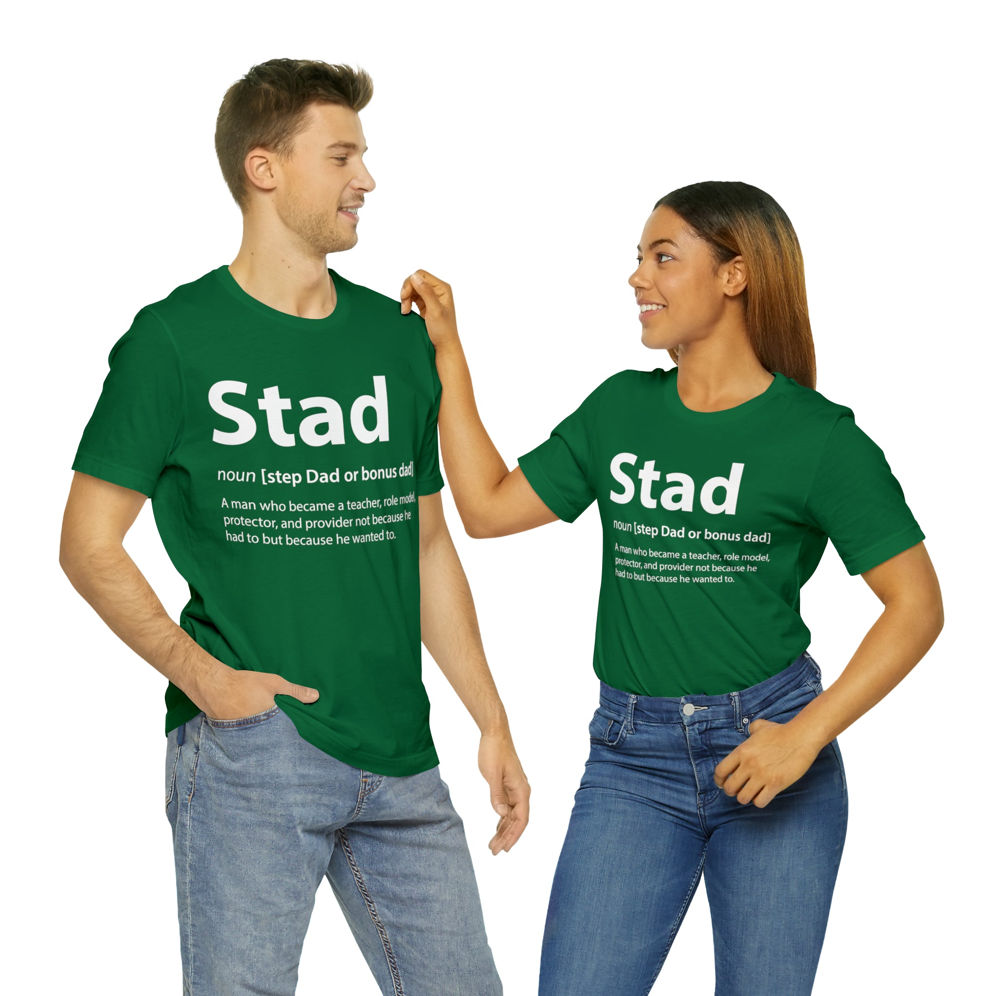 Fathers Day Gift Step Dad Unisex Softstyle T-Shirt Stad Step definition