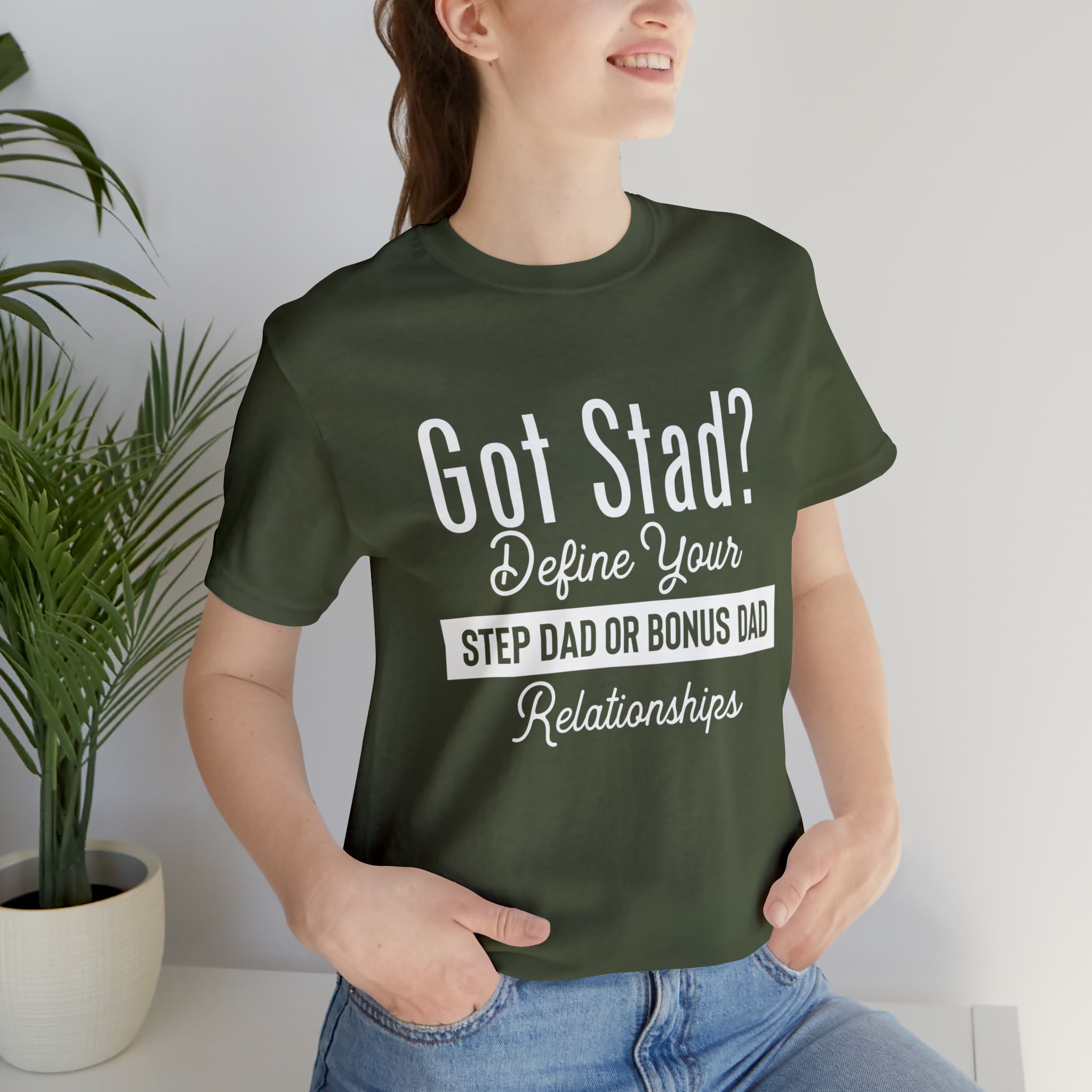 Fathers Day Gift Step Dad Unisex Softstyle T-Shirt Got Stad? Step Dad