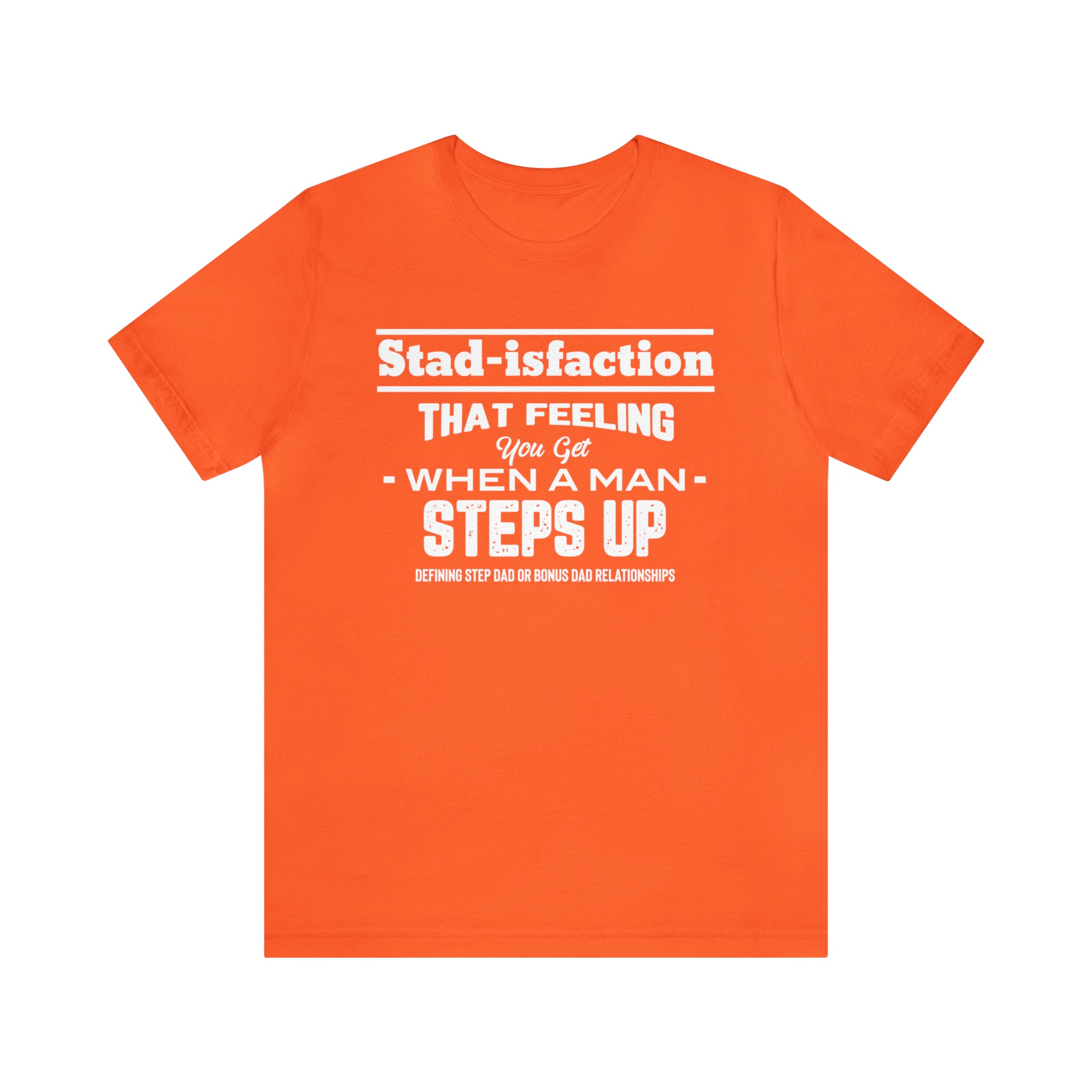 Fathers Day Gift Step Dad Unisex Softstyle T-Shirt Stad-isfaction Step Dad