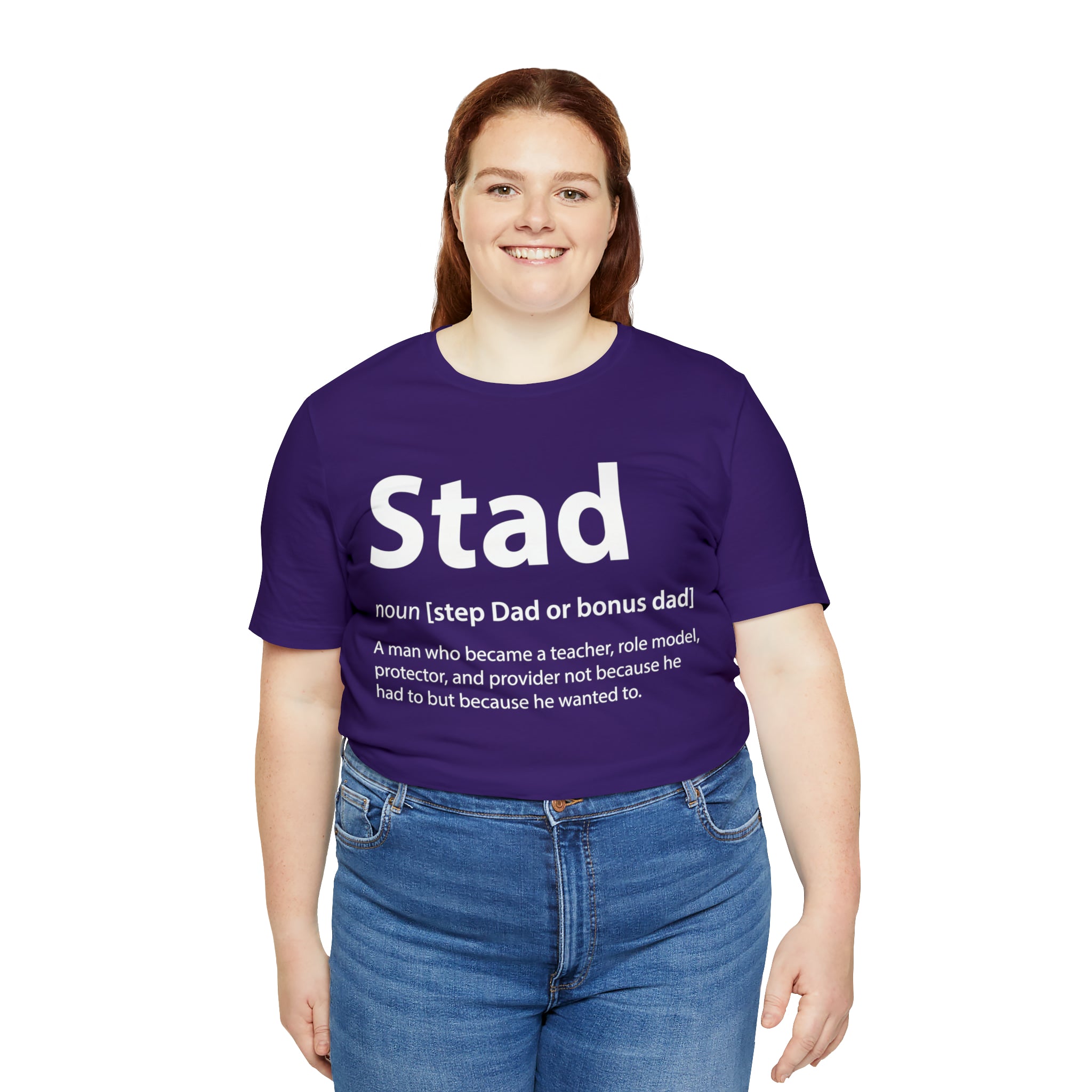 Fathers Day Gift Step Dad Unisex Softstyle T-Shirt Stad Step definition