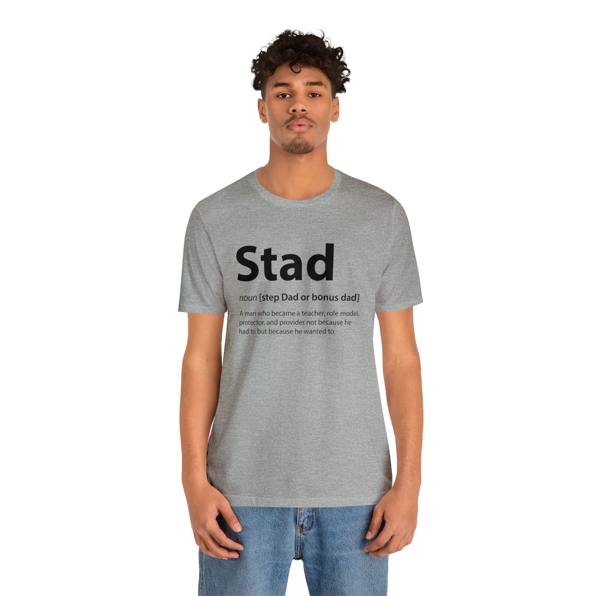 Fathers Day Gift Step Dad Unisex Softstyle T-Shirt Stad Step definition