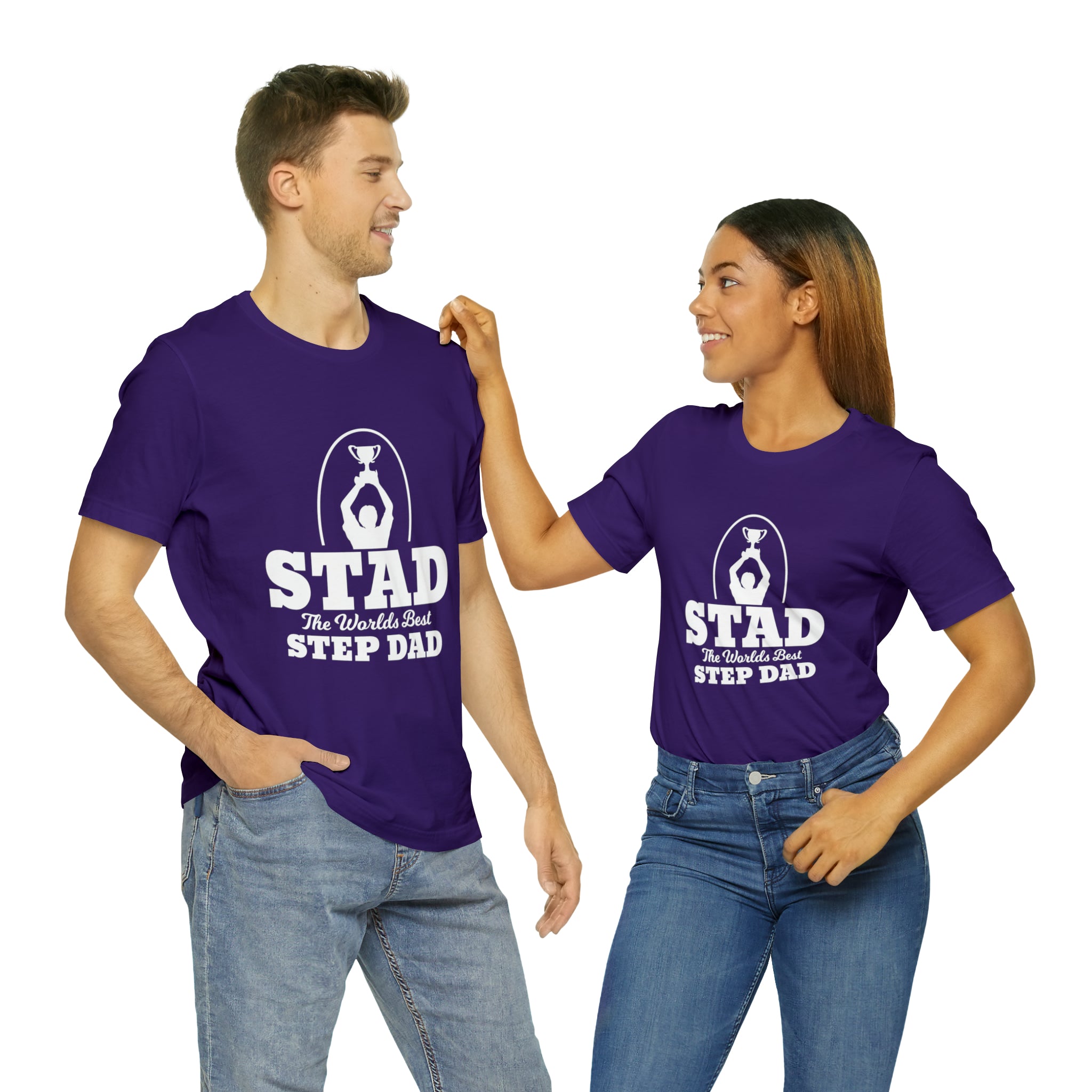 Fathers Day Gift Step Dad Unisex Softstyle T-Shirt Stad Worlds Best Step Dad