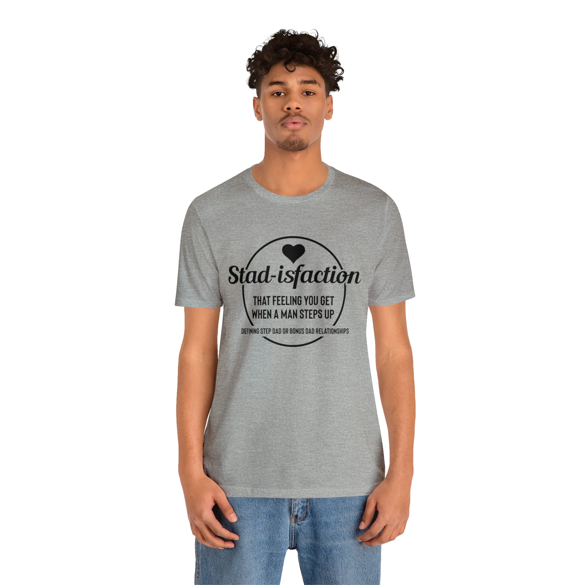 Fathers Day Gift Step Dad Unisex Softstyle T-Shirt Stad-isfaction Step Dad