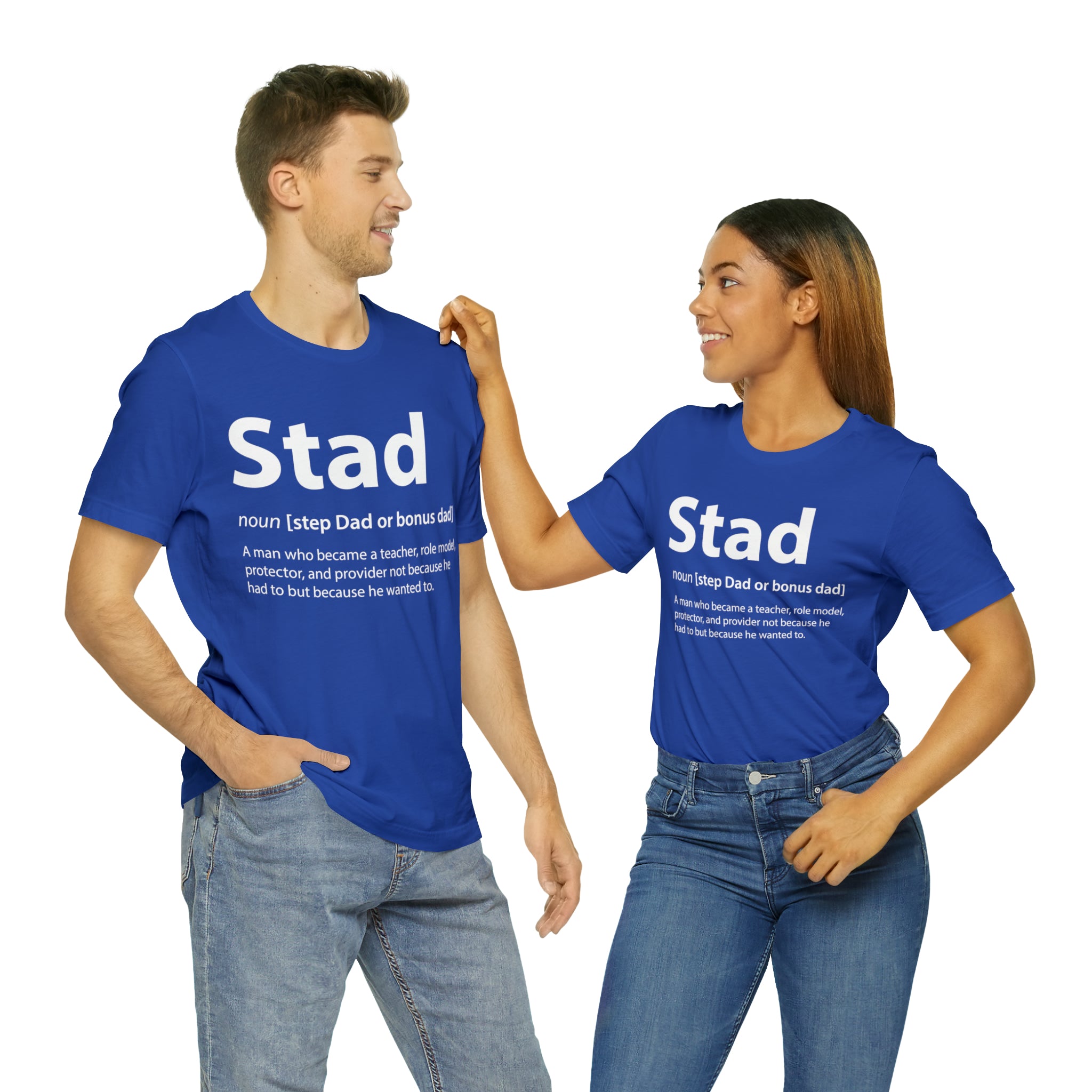 Fathers Day Gift Step Dad Unisex Softstyle T-Shirt Stad Step definition