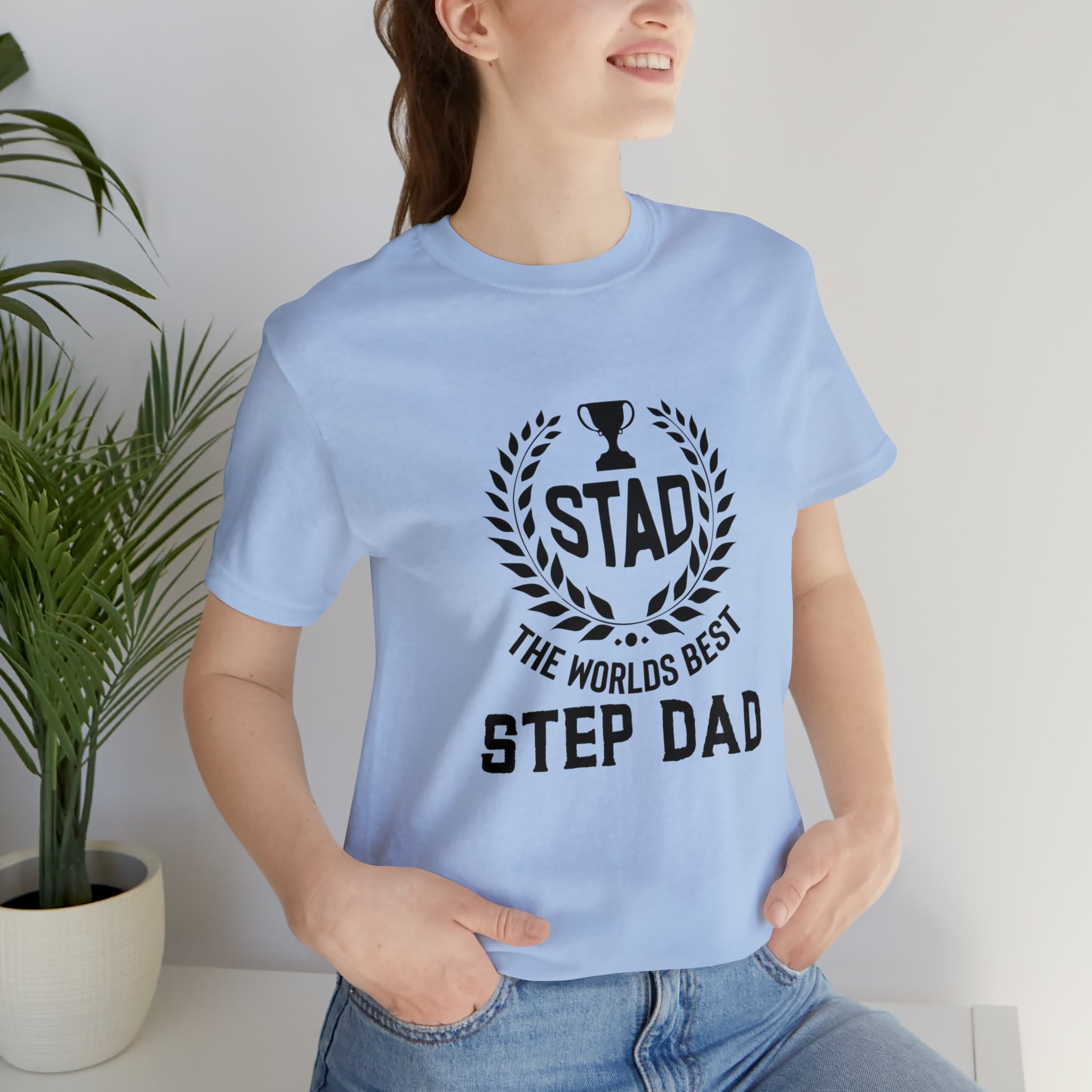 Fathers Day Gift Step Dad Unisex Softstyle T-Shirt Stad Worlds Best Step Dad