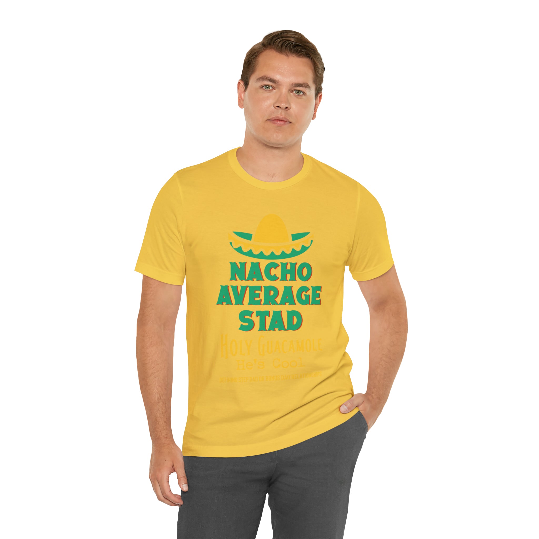 Fathers Day Gift Step Dad Unisex Softstyle T-Shirt Nacho Average Step Dad