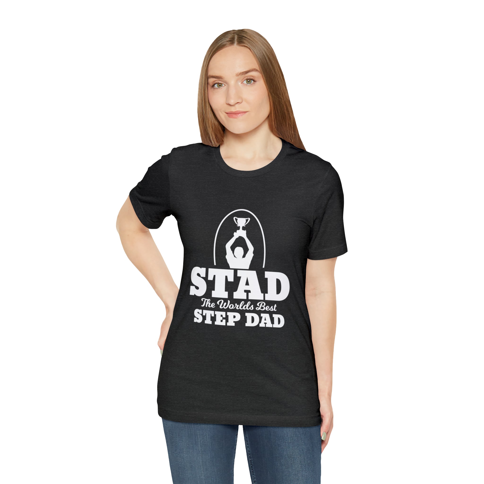 Fathers Day Gift Step Dad Unisex Softstyle T-Shirt Stad Worlds Best Step Dad