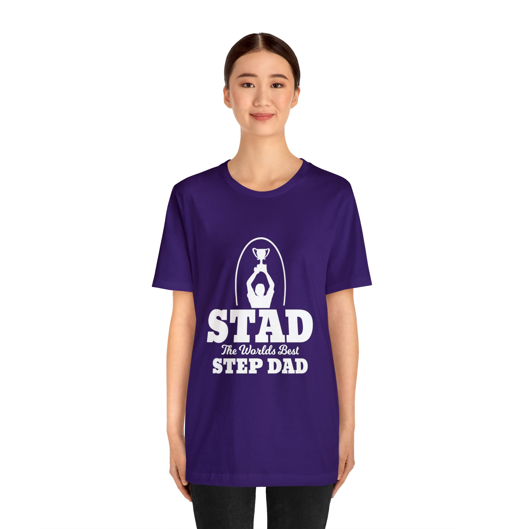 Fathers Day Gift Step Dad Unisex Softstyle T-Shirt Stad Worlds Best Step Dad