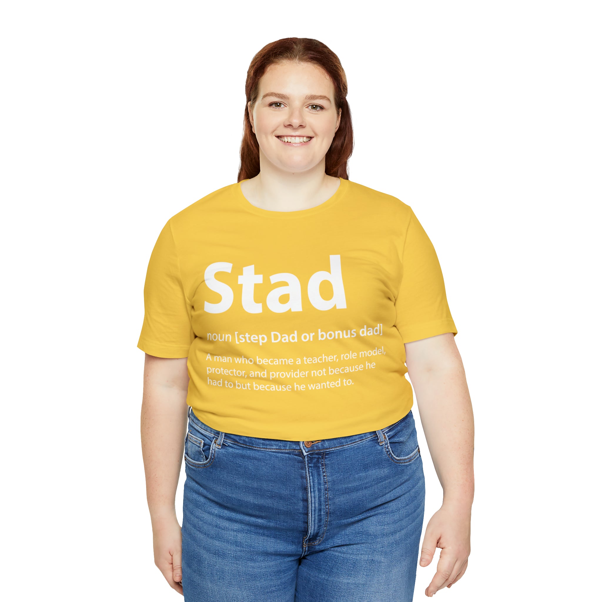 Fathers Day Gift Step Dad Unisex Softstyle T-Shirt Stad Step definition