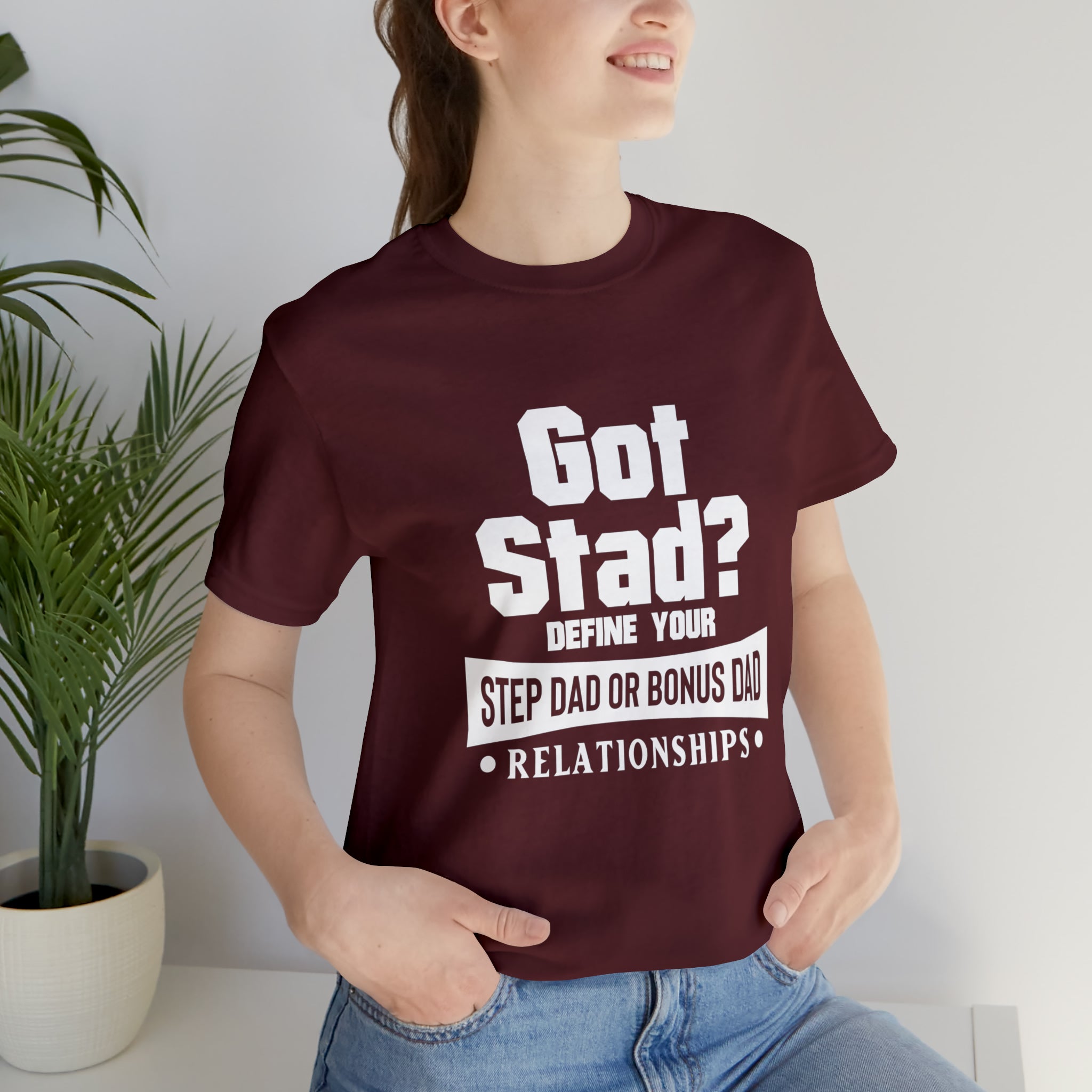 Fathers Day Gift Step Dad Unisex Softstyle T-Shirt Got Stad? Step Dad