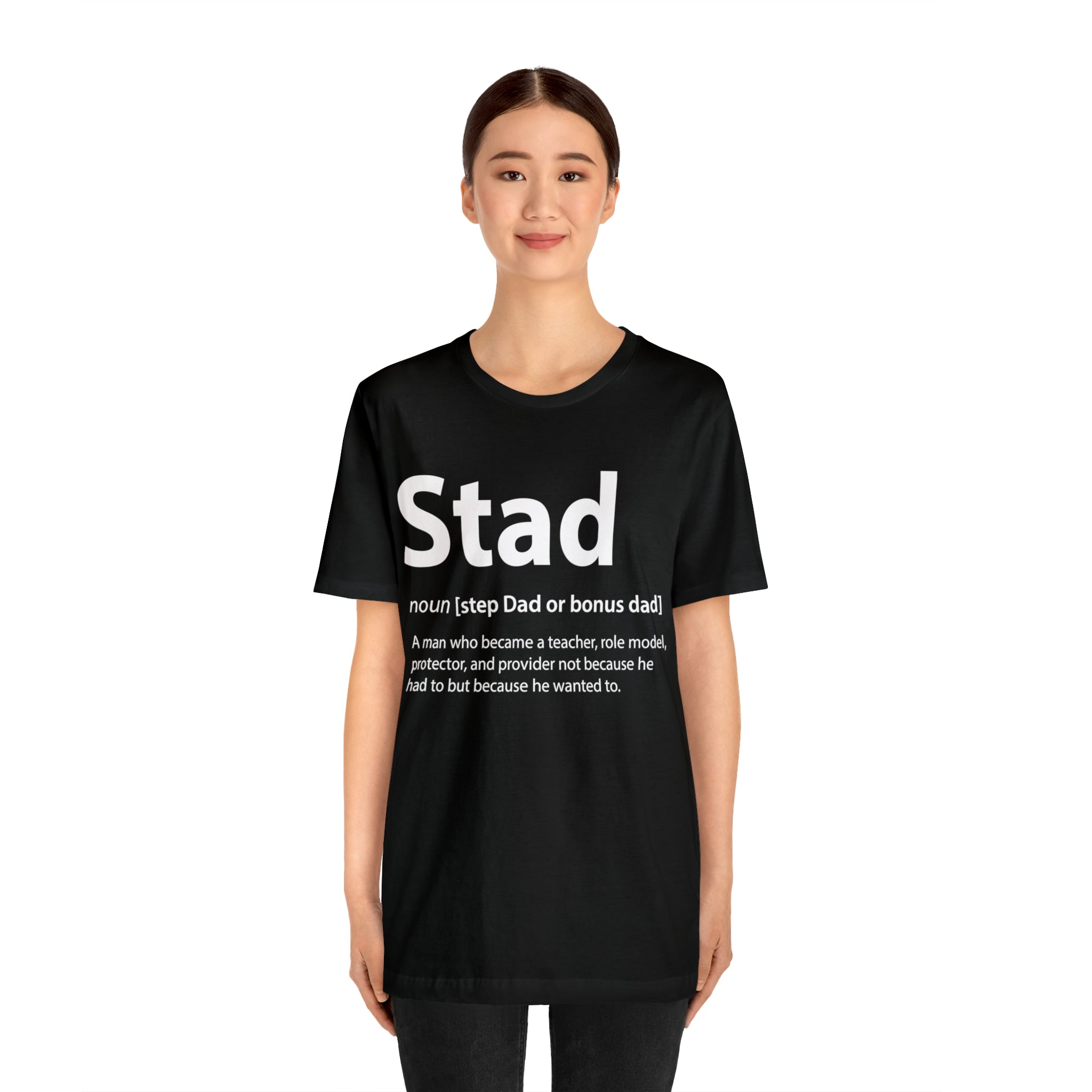 Fathers Day Gift Step Dad Unisex Softstyle T-Shirt Stad Step definition