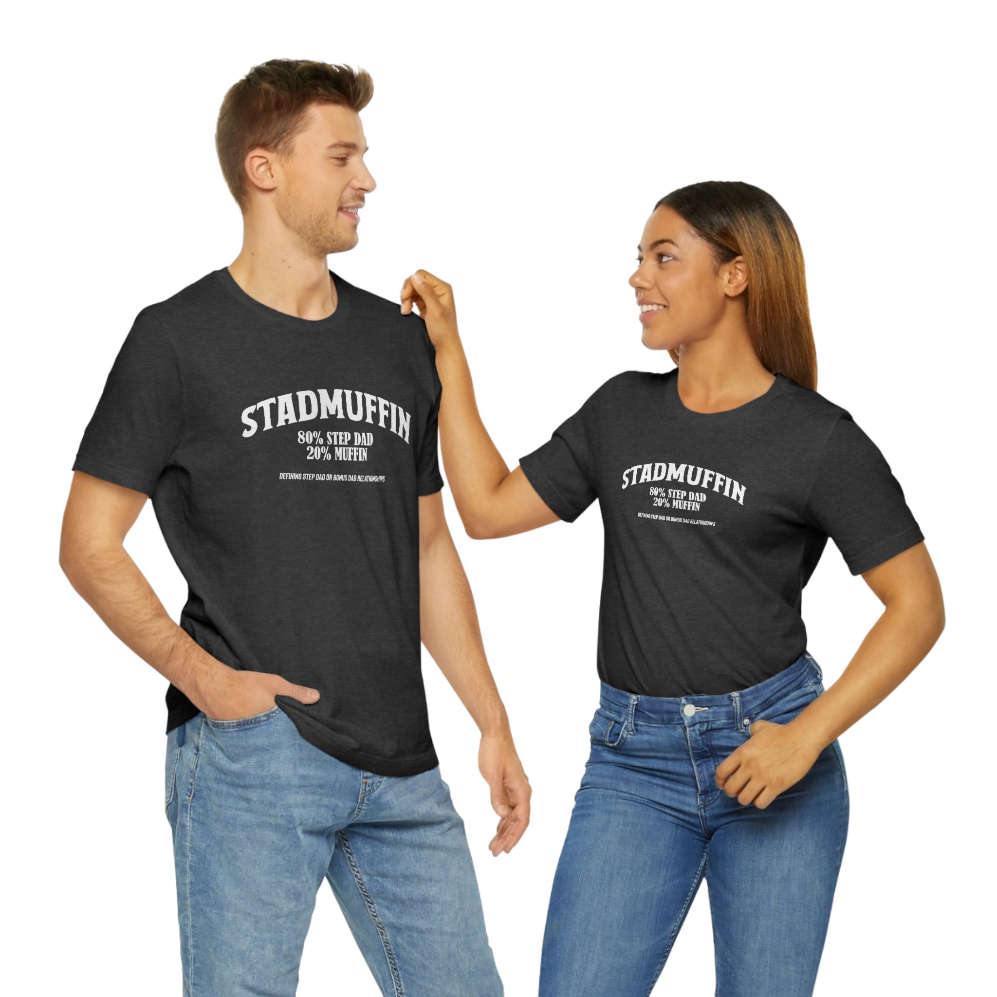 Fathers Day Gift Step Dad Unisex Softstyle T-Shirt Stad Muffin Step Dad