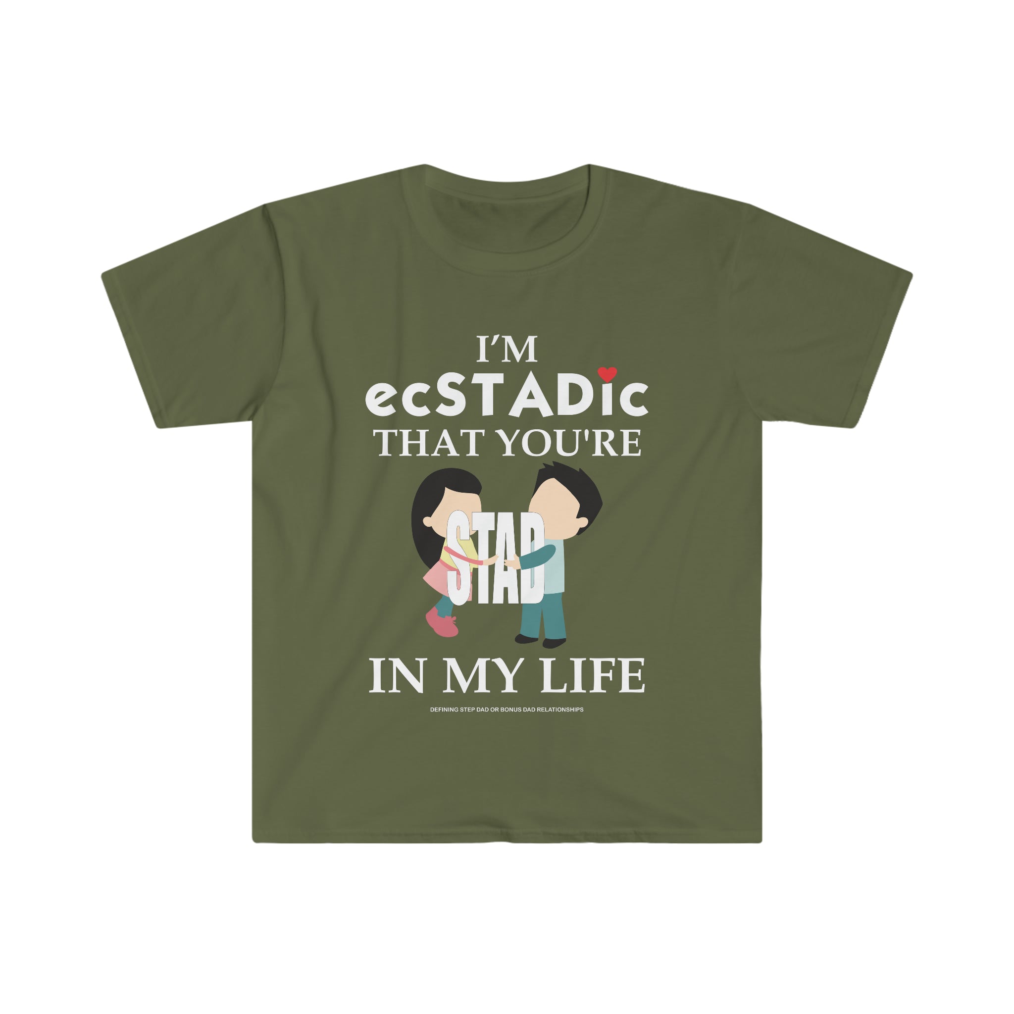 Fathers Day Gift Step Dad Unisex Softstyle T-Shirt ec-Stad_ic step dad
