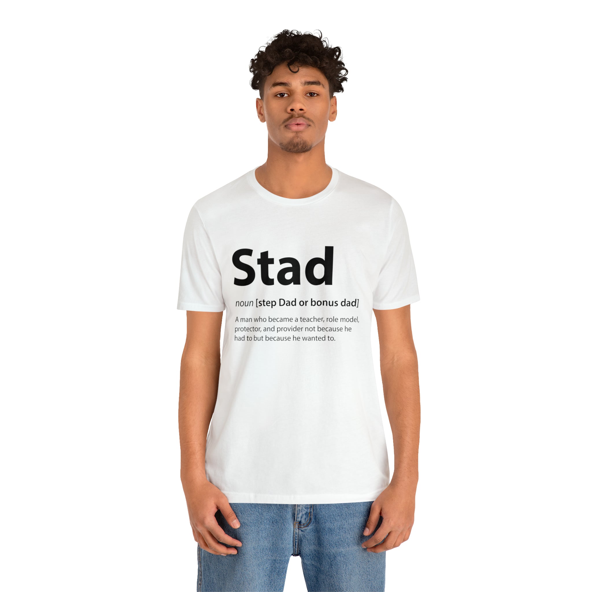 Fathers Day Gift Step Dad Unisex Softstyle T-Shirt Stad Step definition