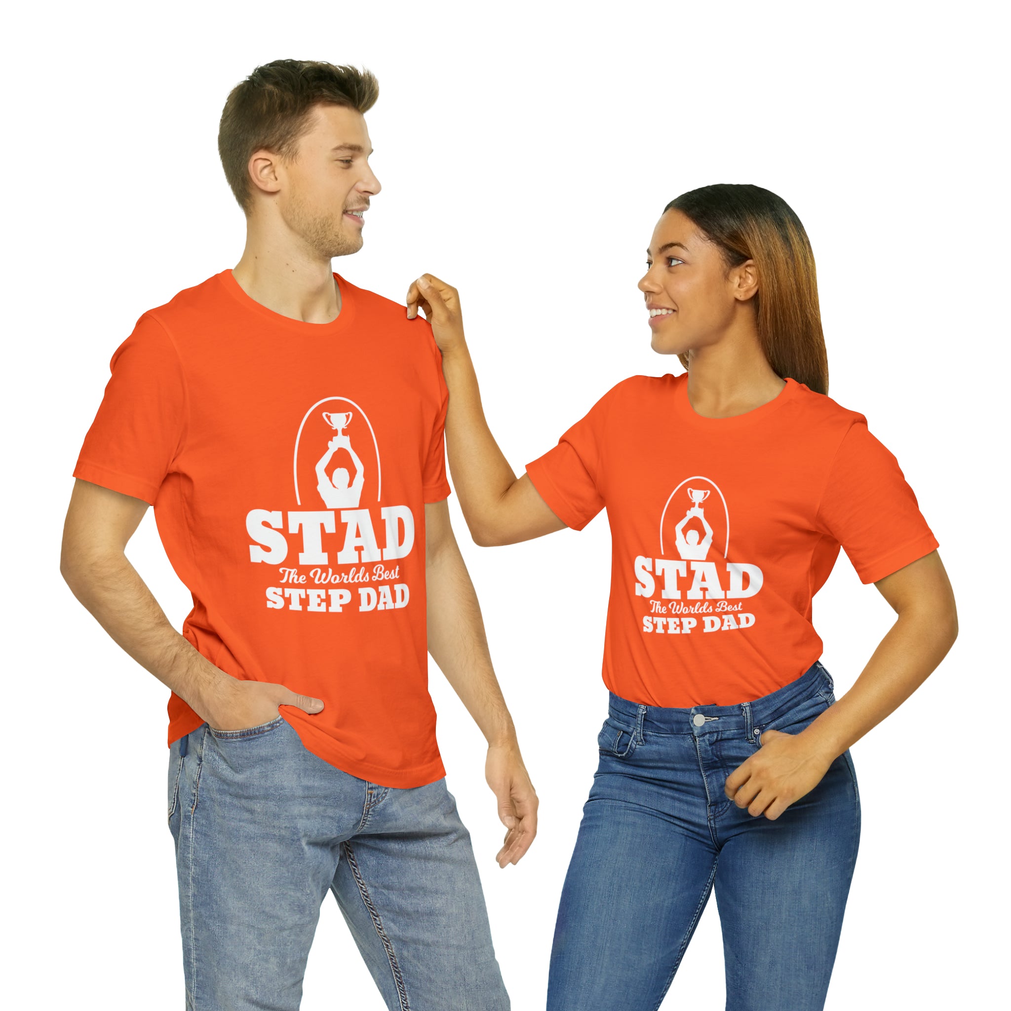 Fathers Day Gift Step Dad Unisex Softstyle T-Shirt Stad Worlds Best Step Dad